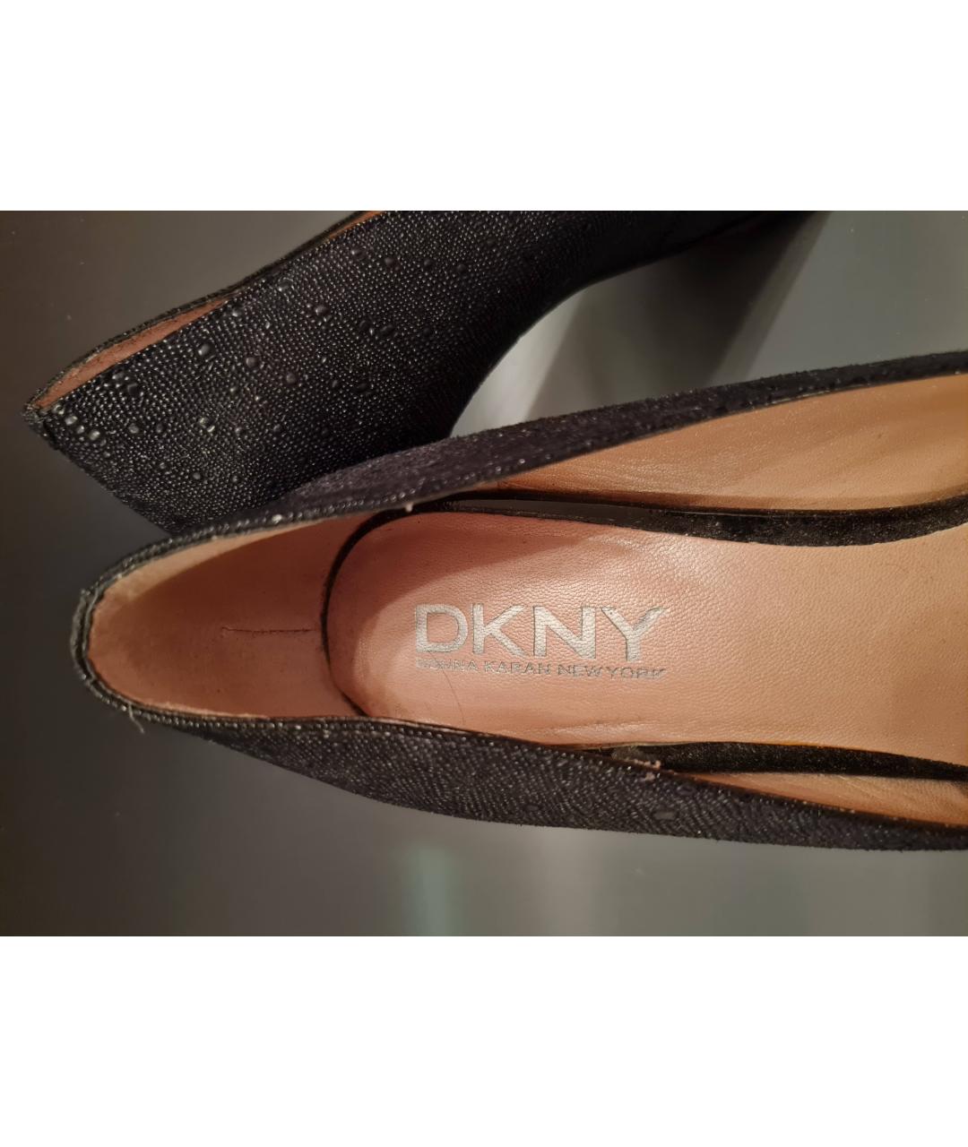 DKNY Черные кожаные туфли, фото 2