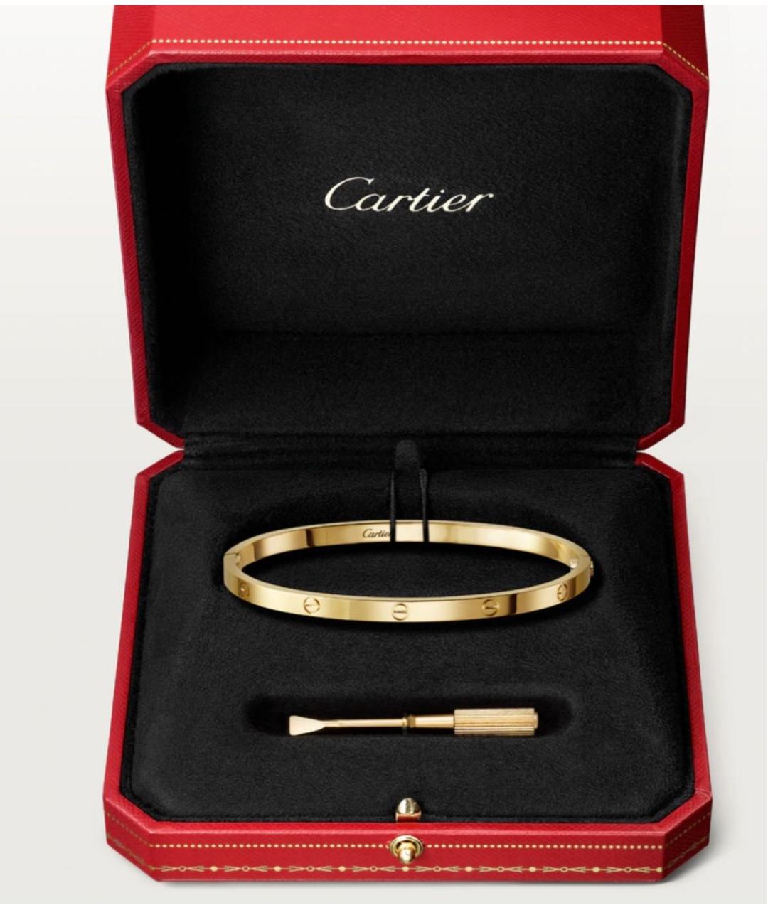 CARTIER Золотой браслет из желтого золота, фото 8