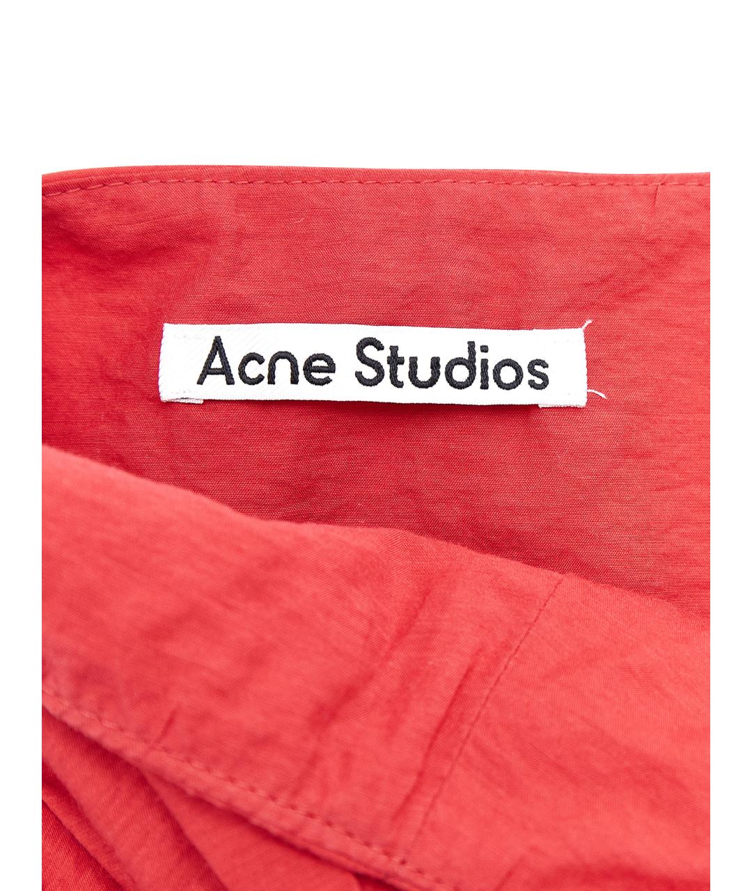 ACNE STUDIOS Красный вискозный костюм с юбками, фото 7