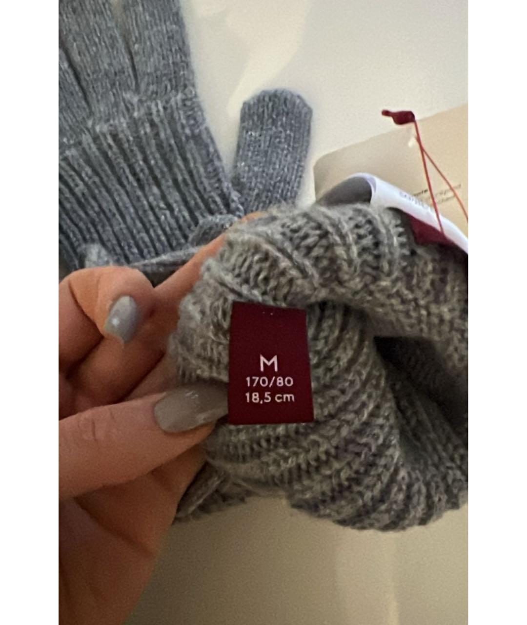 GUCCI Серая кашемировая шапка, фото 7