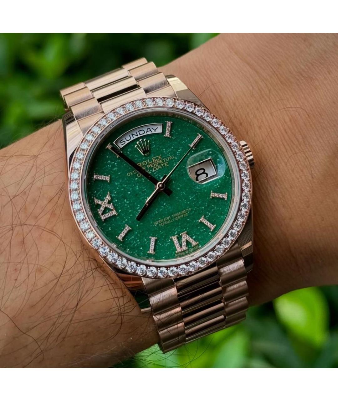 ROLEX Золотые часы из розового золота, фото 2