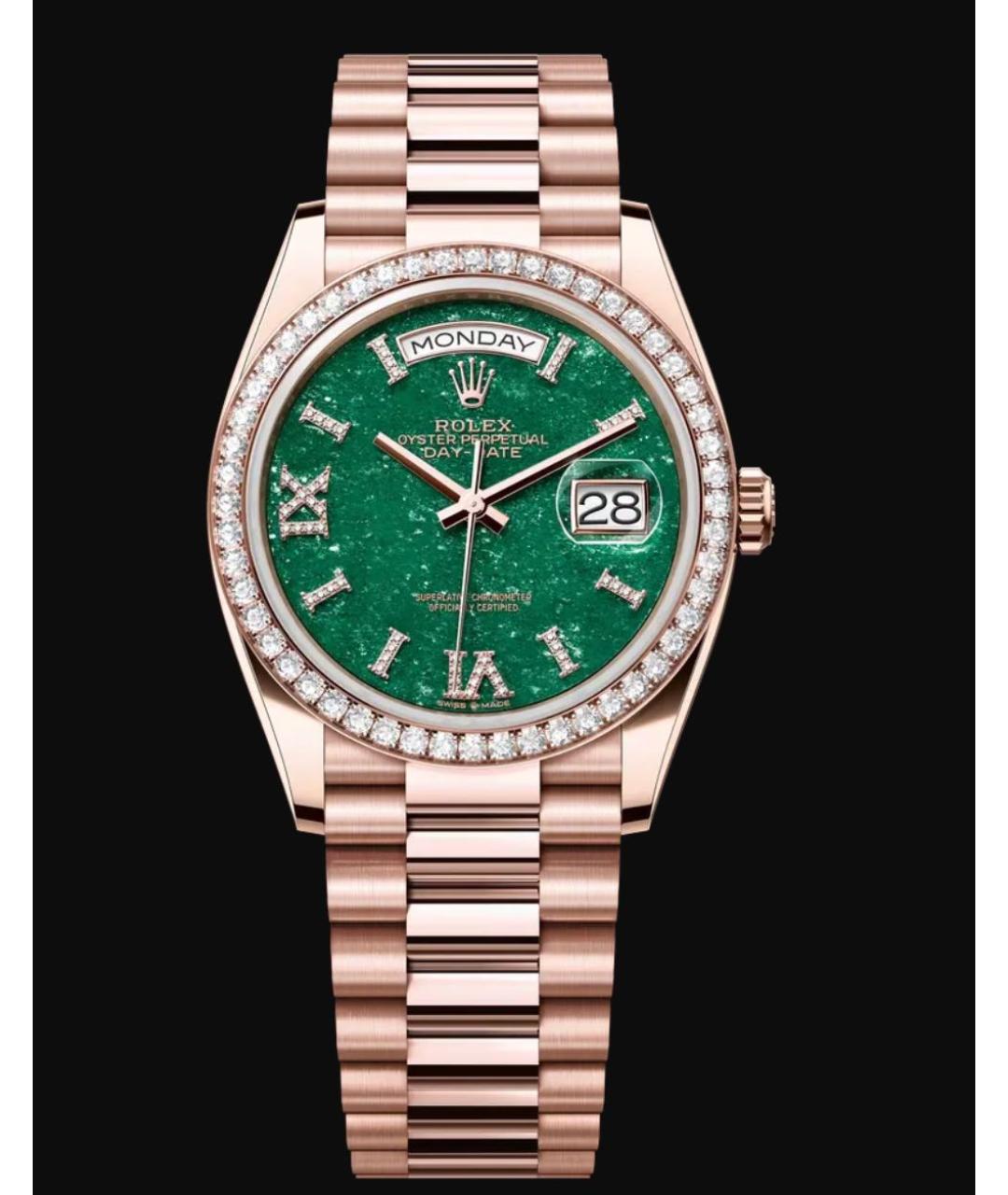 ROLEX Золотые часы из розового золота, фото 3