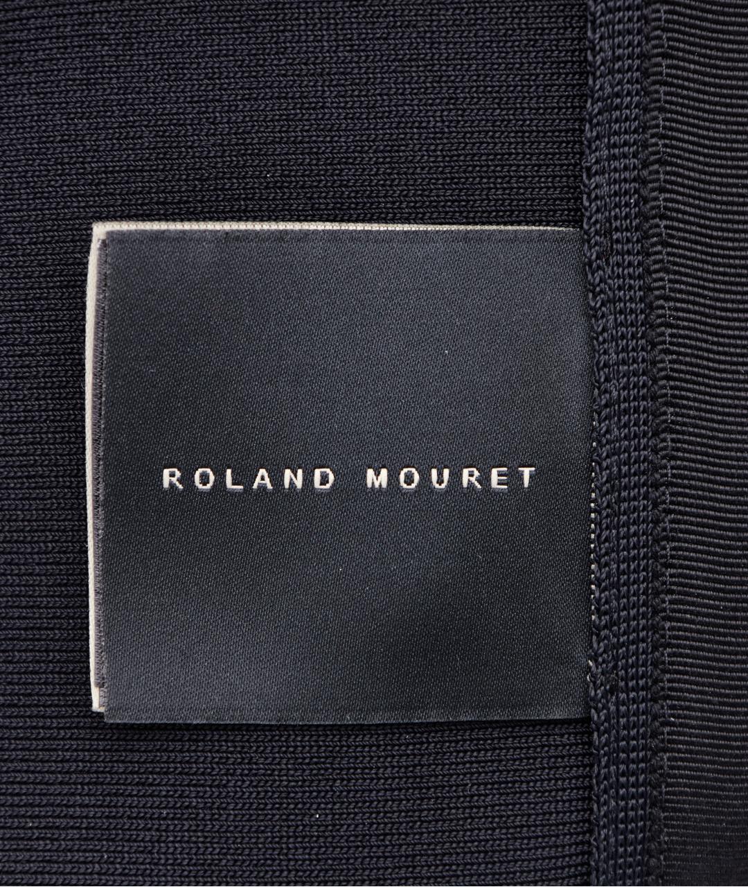 ROLAND MOURET Черная вискозная юбка миди, фото 7