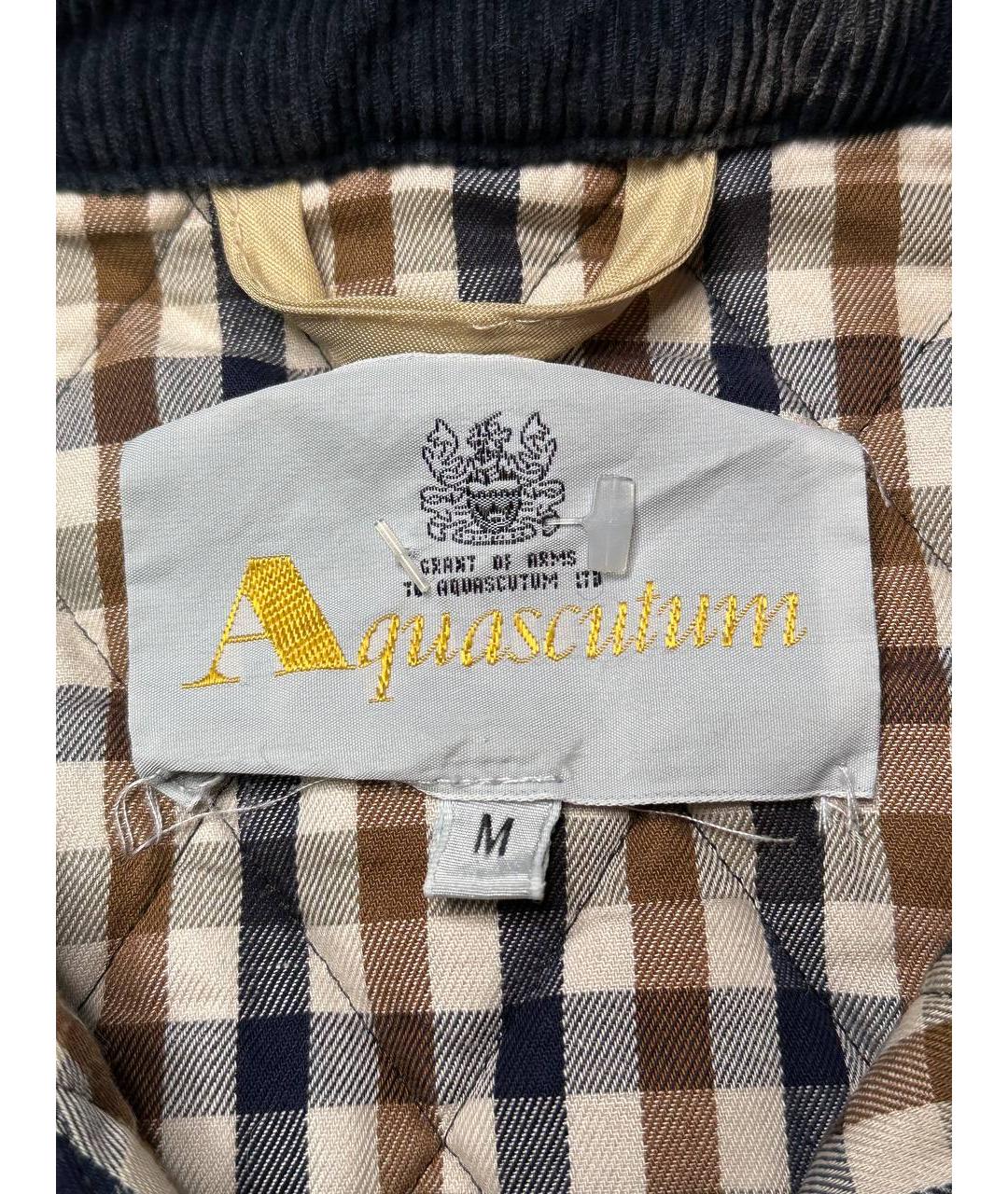 AQUASCUTUM Темно-синяя полиэстеровая куртка, фото 6