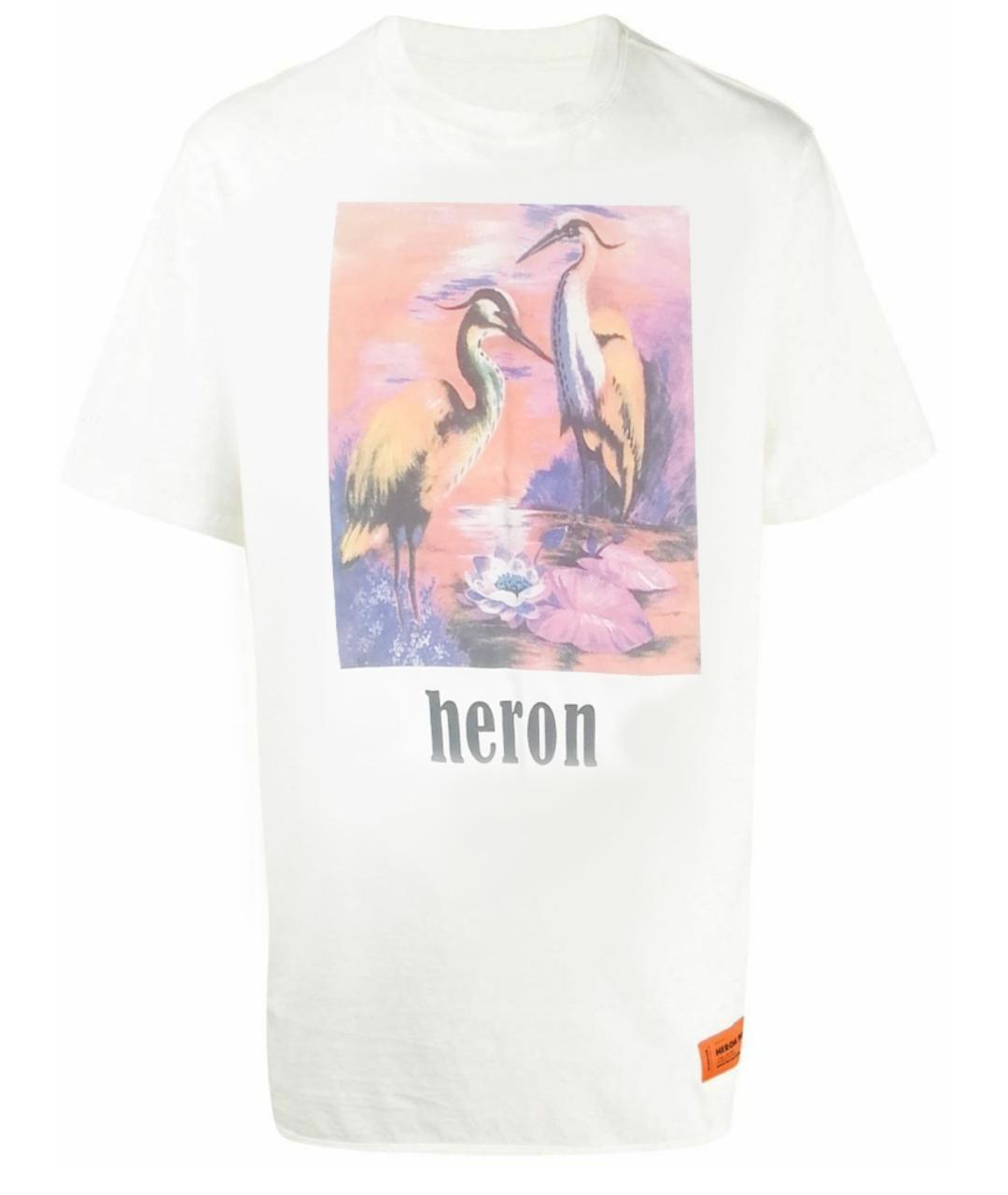 HERON PRESTON Белая футболка, фото 1