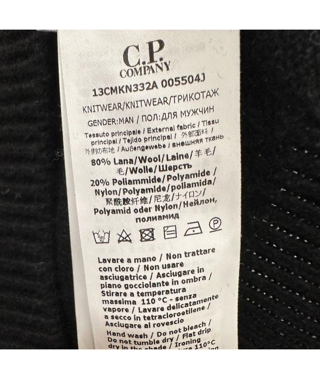 CP COMPANY Черный шерстяной джемпер / свитер, фото 6