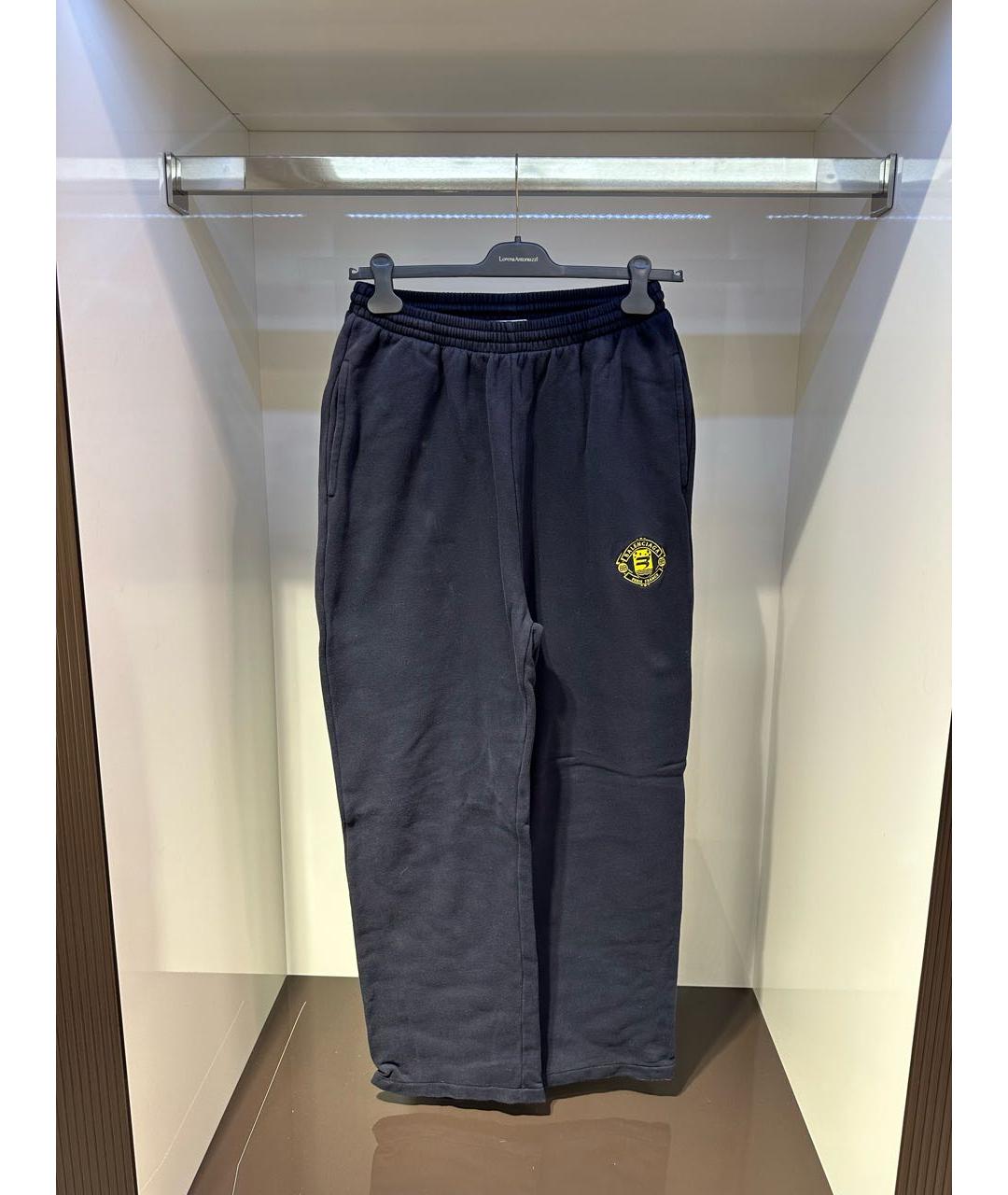 BALENCIAGA Темно-синий хлопковый костюм с брюками, фото 2