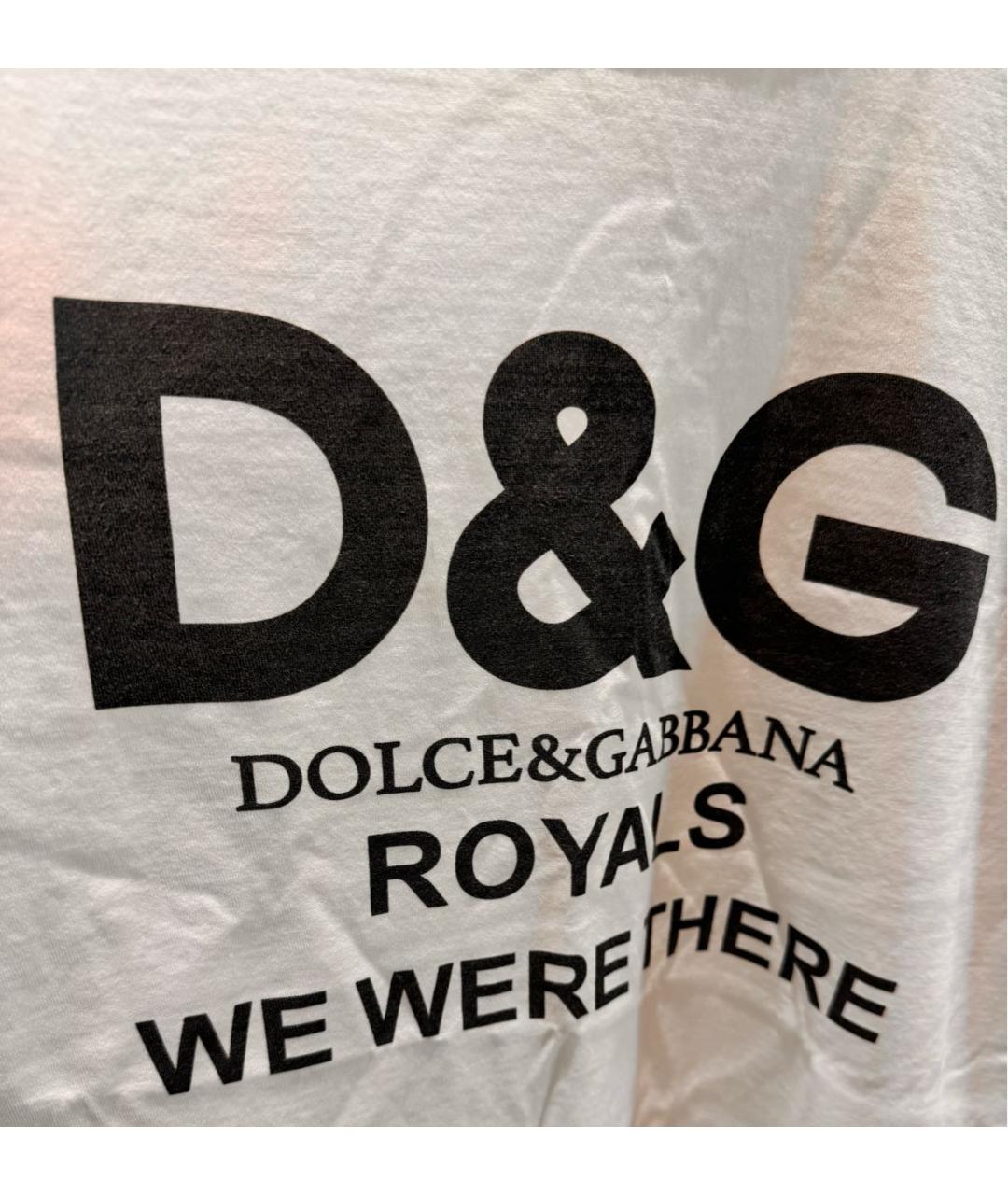 DOLCE&GABBANA Белая футболка, фото 2