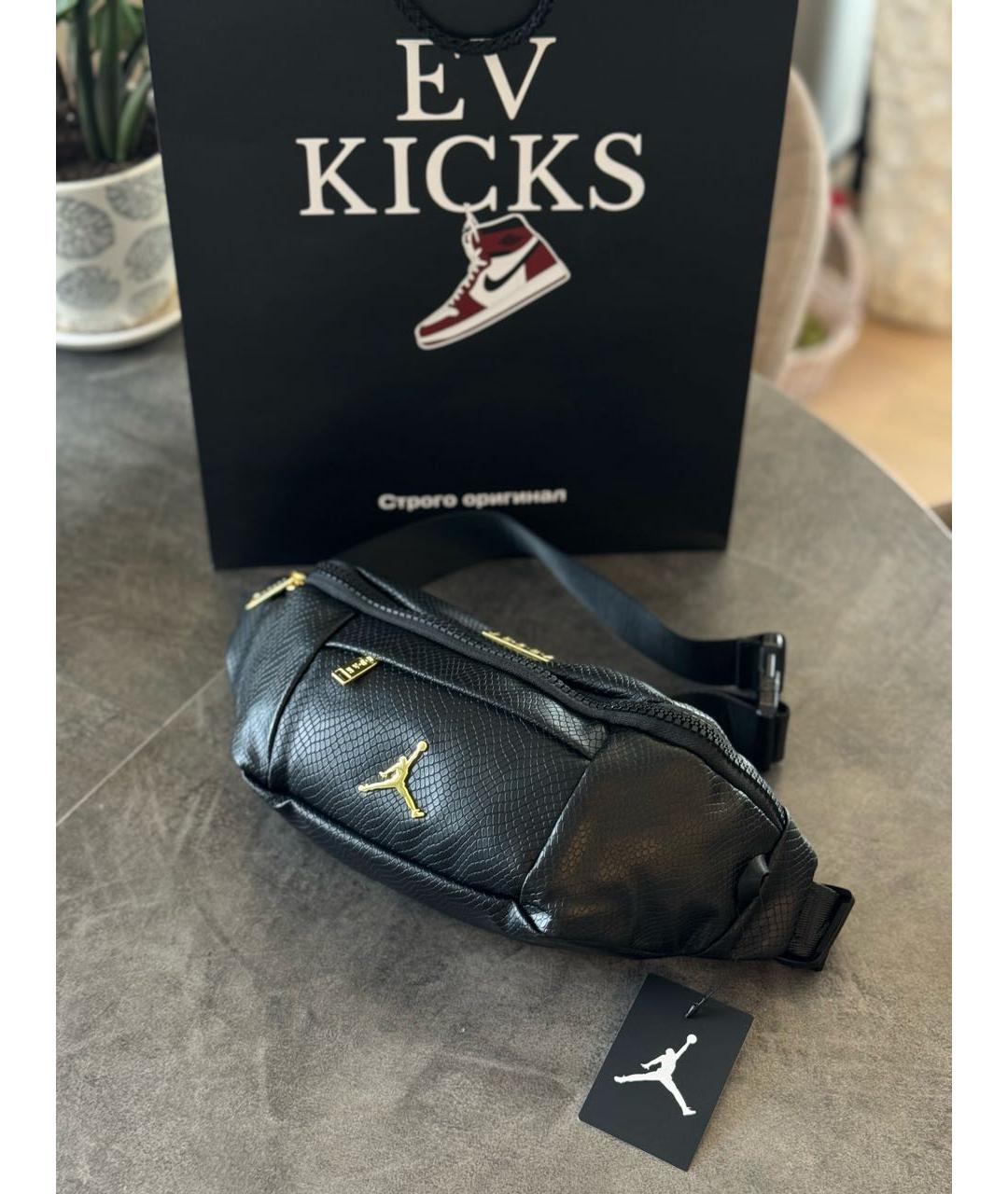 JORDAN Черная поясная сумка, фото 3