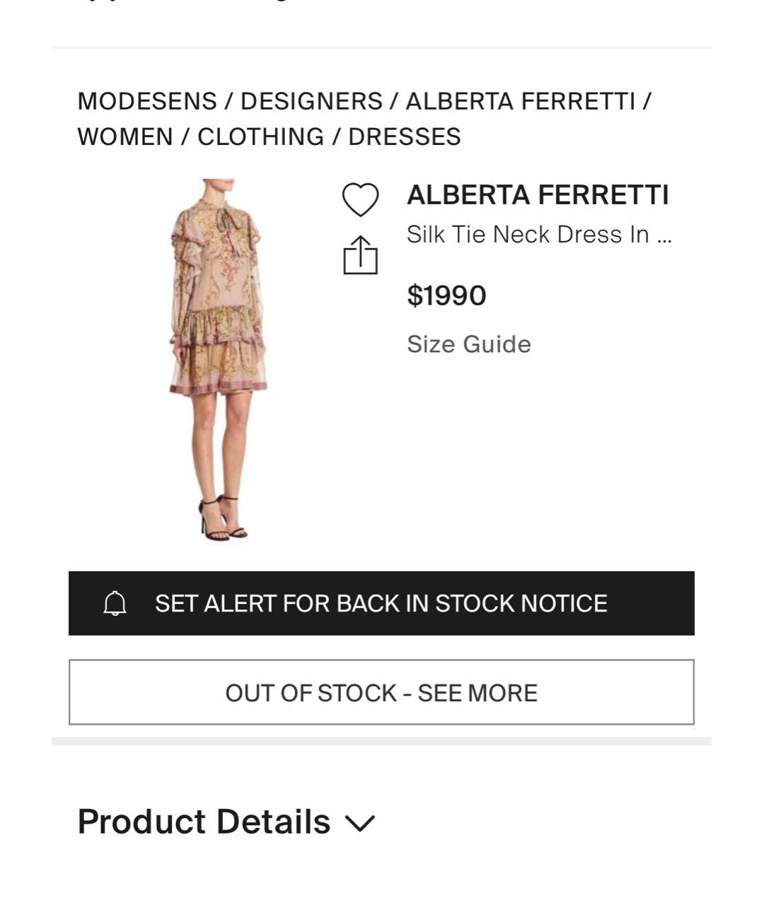 ALBERTA FERRETTI Розовое шелковое вечернее платье, фото 8