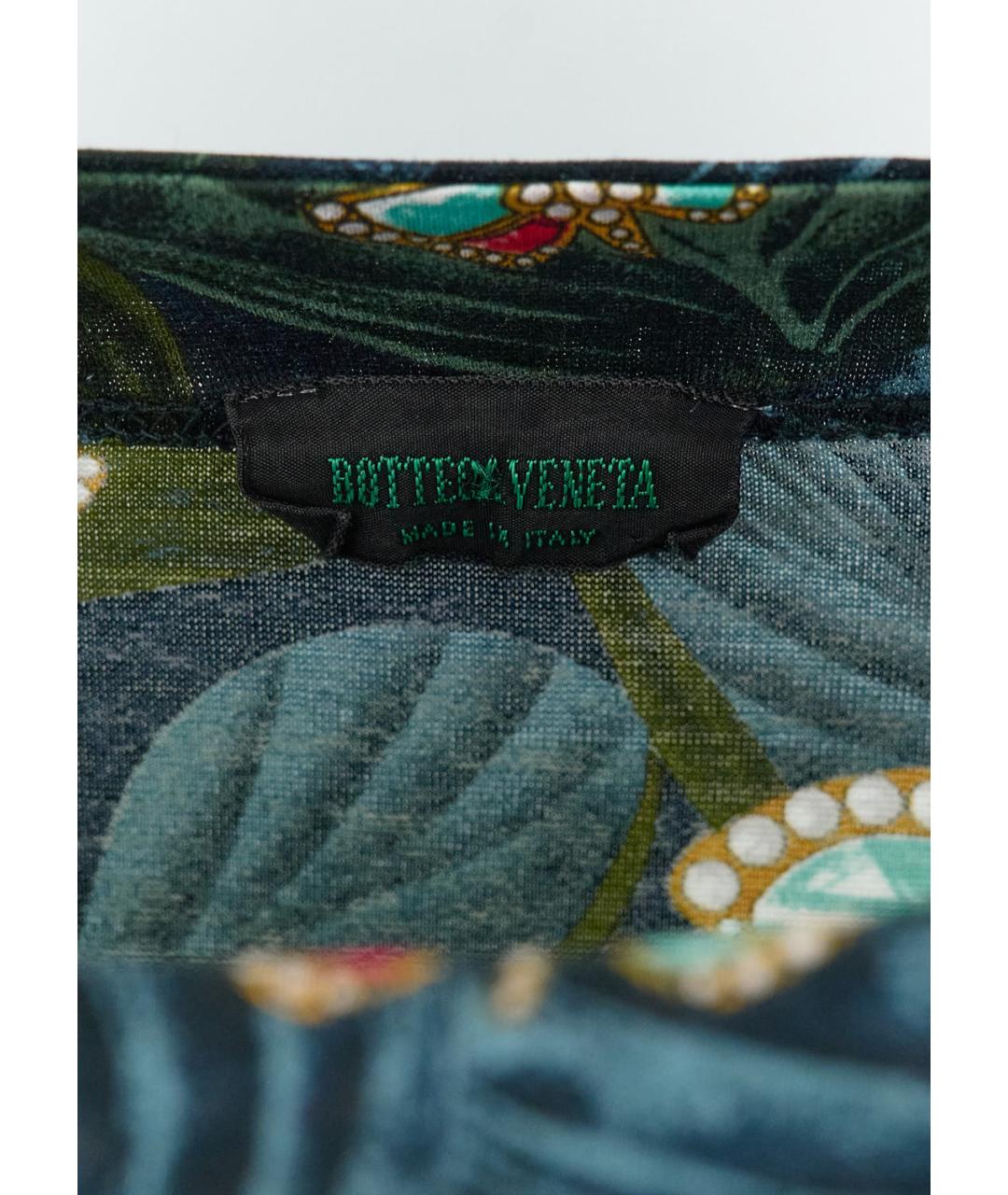 BOTTEGA VENETA Зеленый хлопковый джемпер / свитер, фото 3