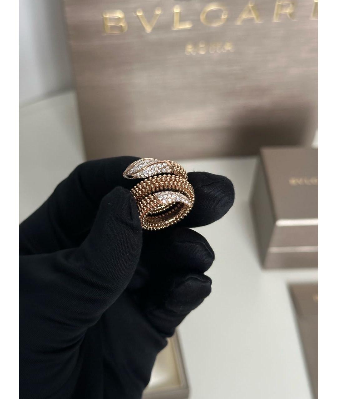 BVLGARI Золотое кольцо из розового золота, фото 6