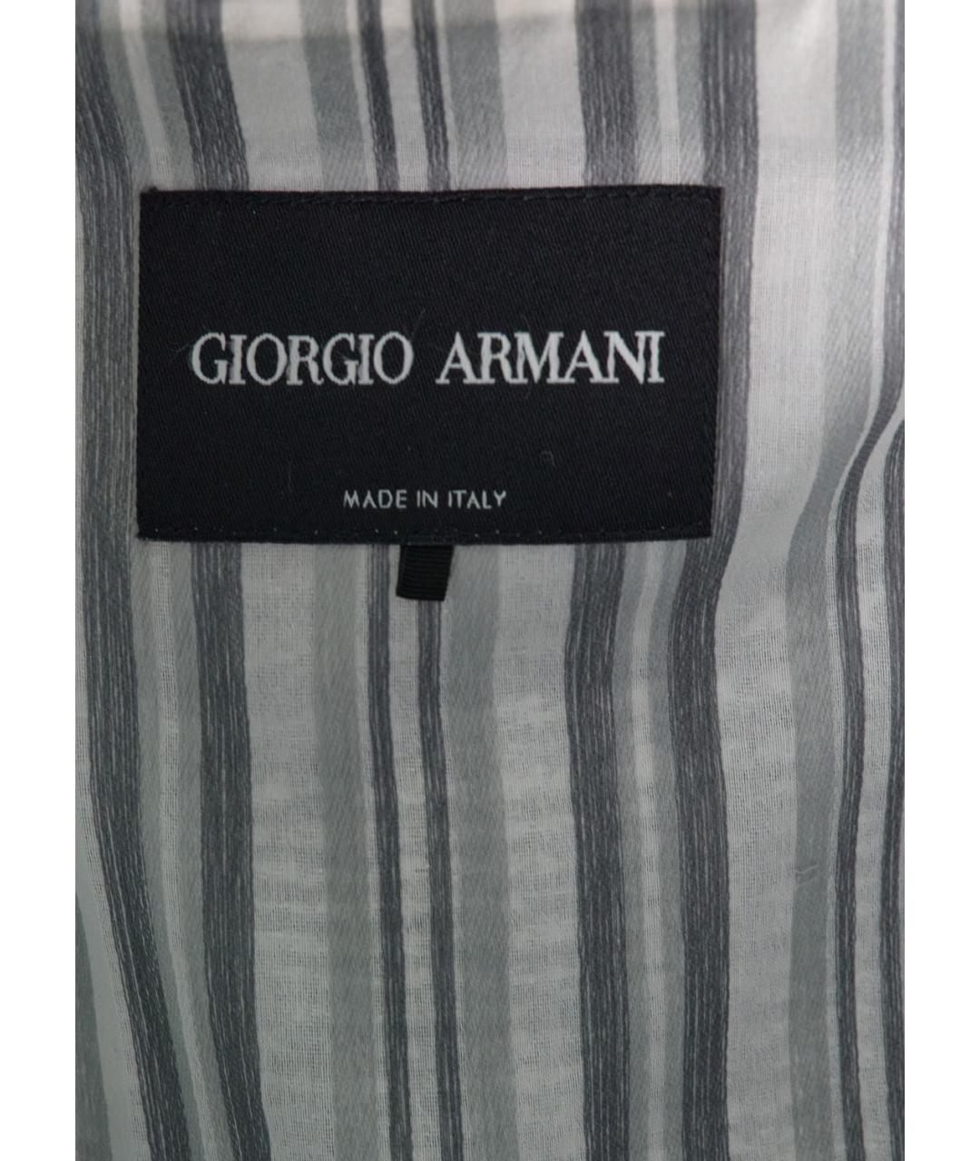 GIORGIO ARMANI Серый вискозный костюм с брюками, фото 3