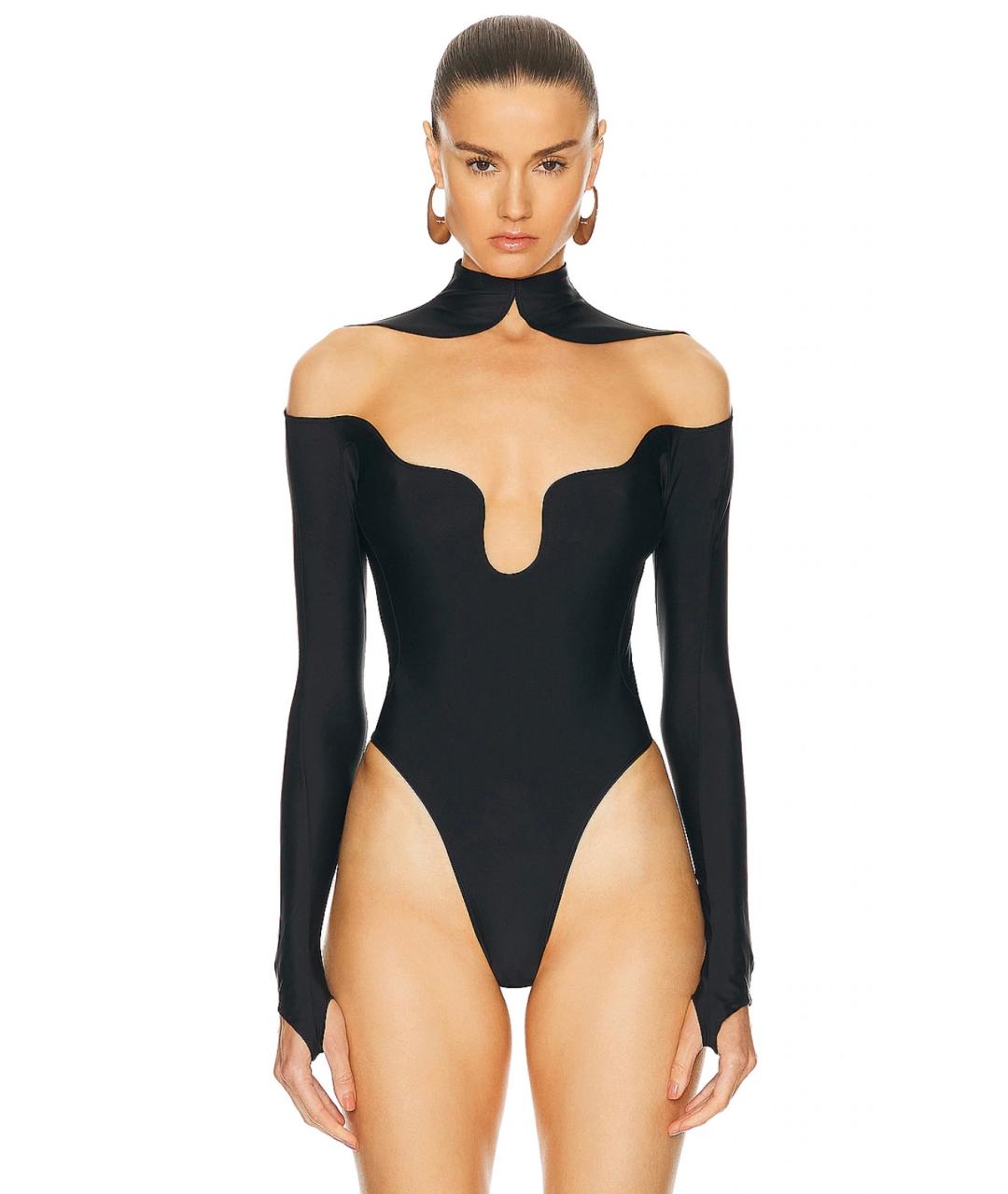 MUGLER Черное боди, фото 7