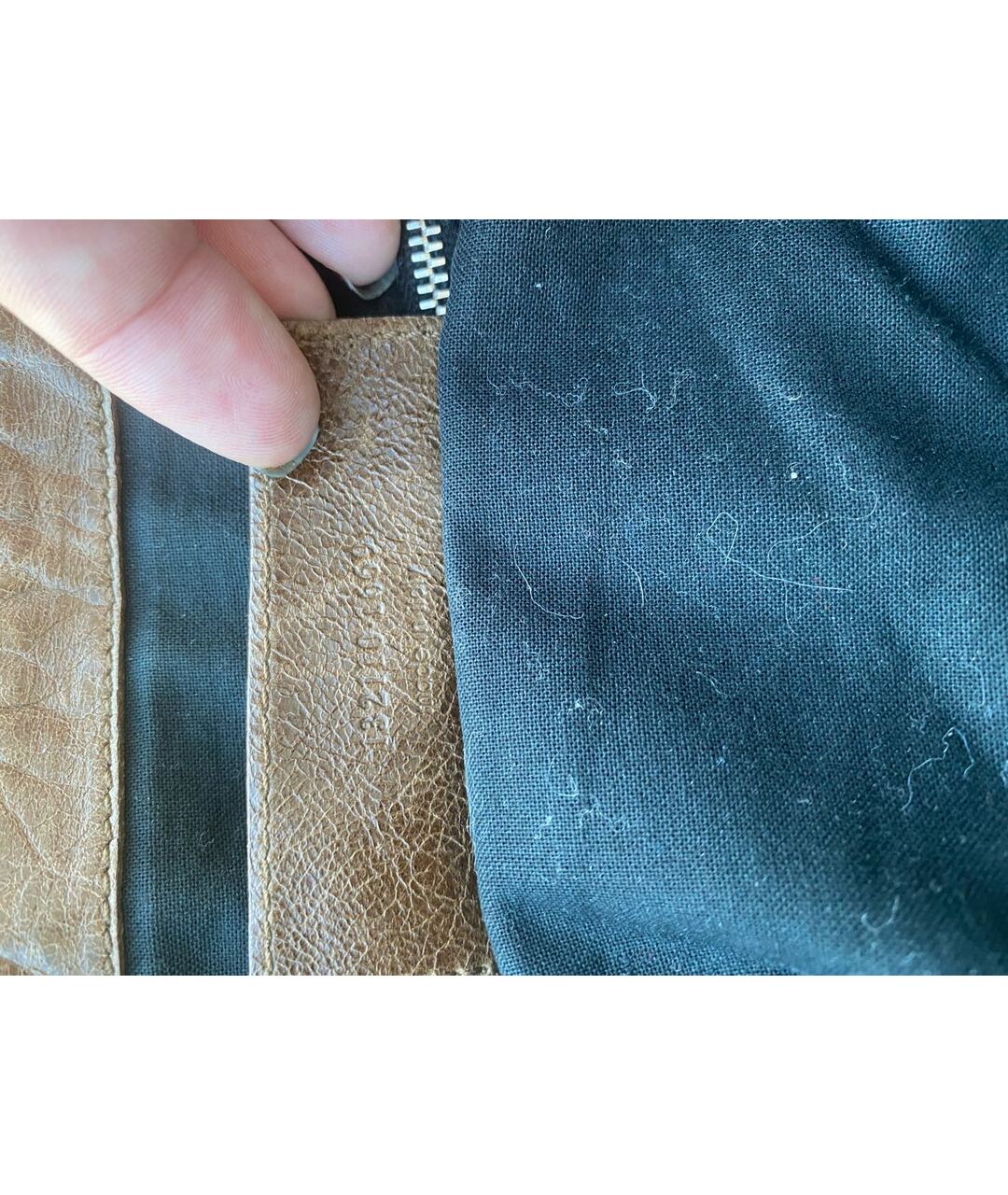 BALENCIAGA Бежевая кожаная сумка тоут, фото 7