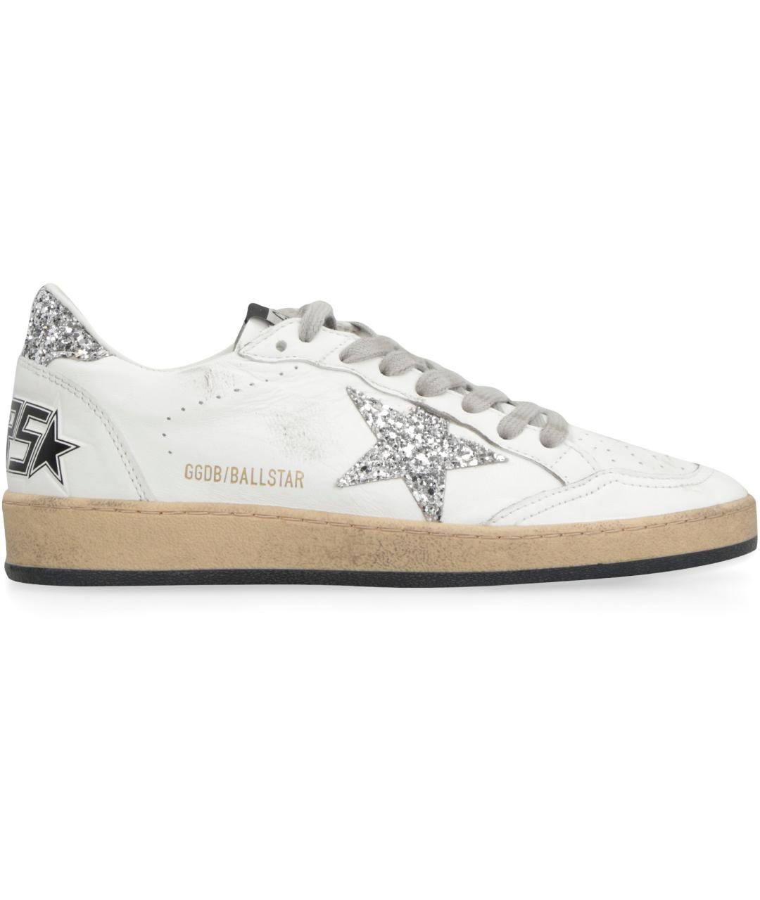 GOLDEN GOOSE DELUXE BRAND Белые синтетические кеды, фото 2