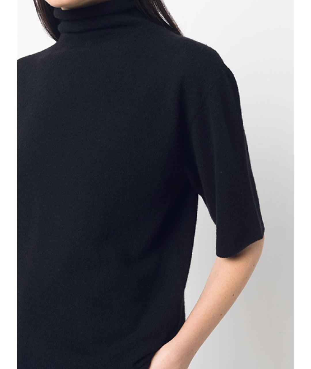 JIL SANDER Темно-синий кашемировый джемпер / свитер, фото 5