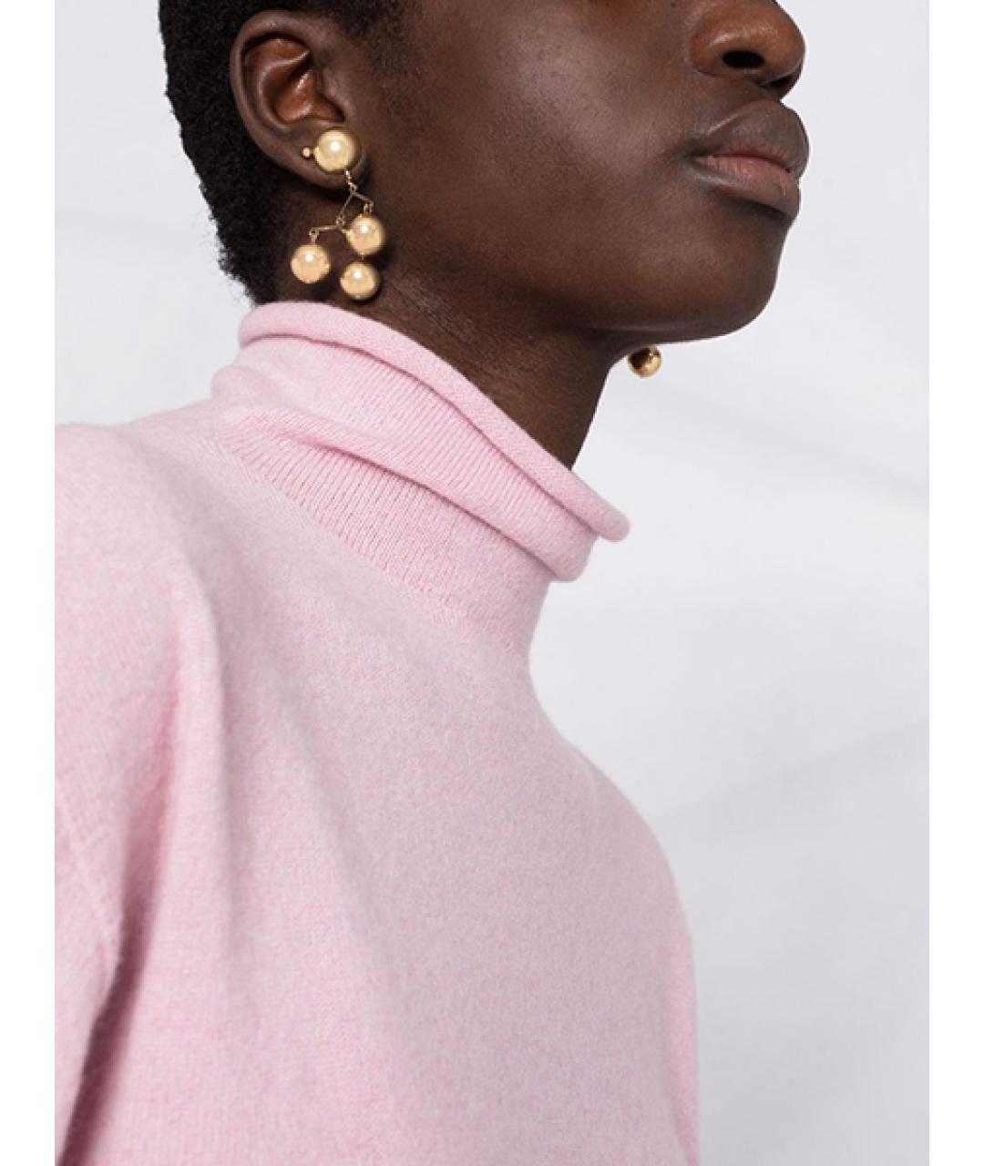 JIL SANDER Розовый кашемировый джемпер / свитер, фото 3