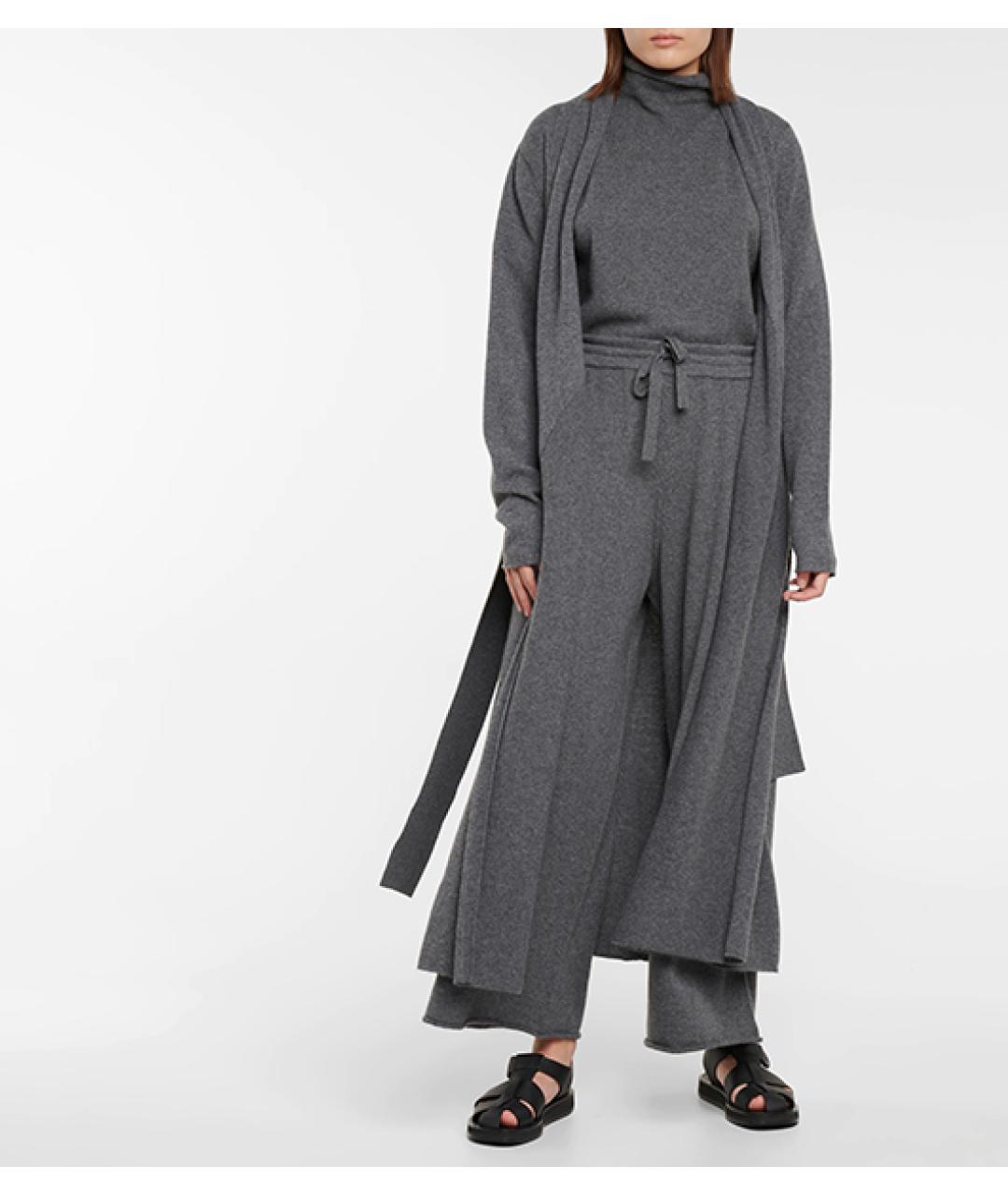 JIL SANDER Серый кашемировый джемпер / свитер, фото 5