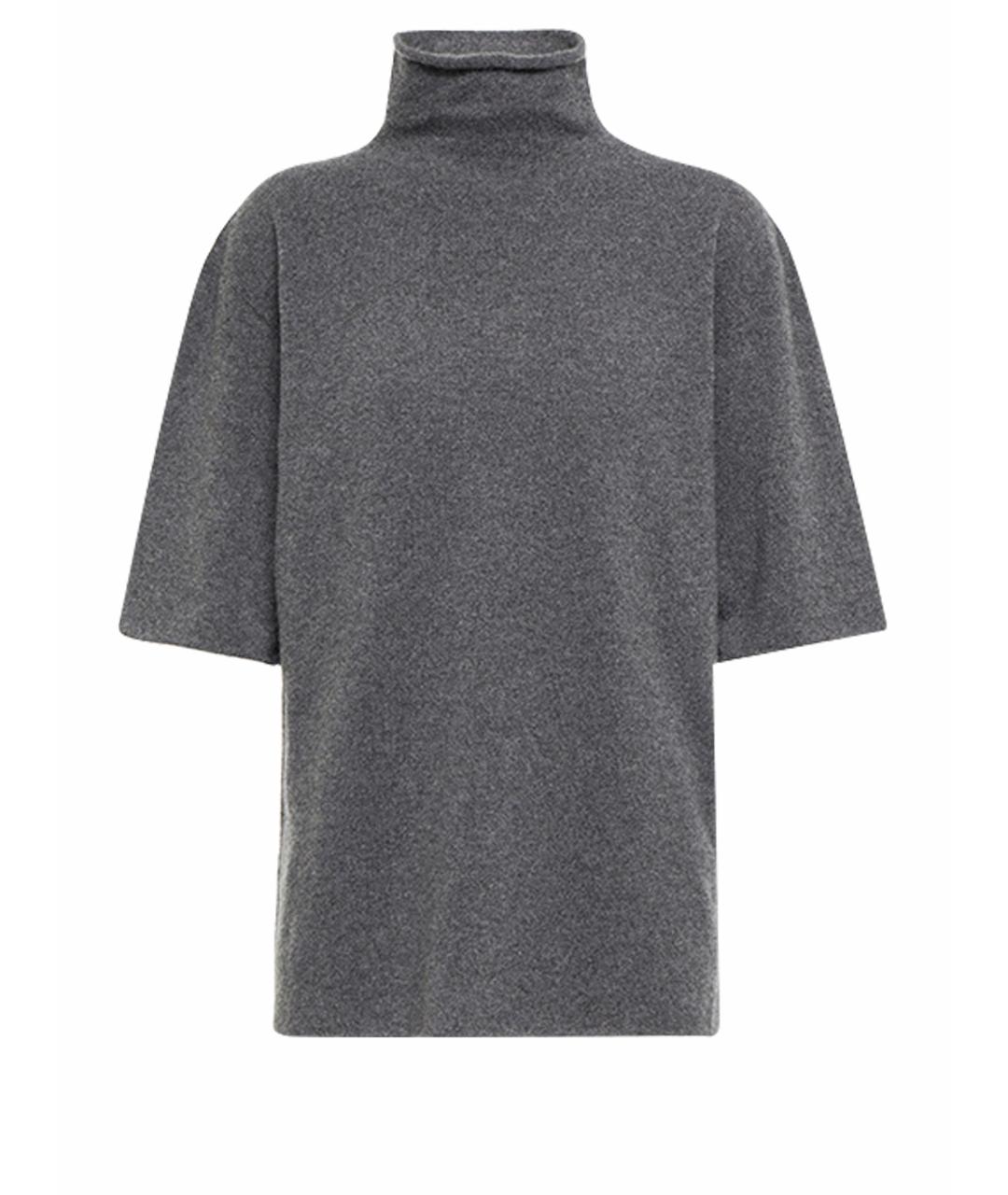 JIL SANDER Серый кашемировый джемпер / свитер, фото 1