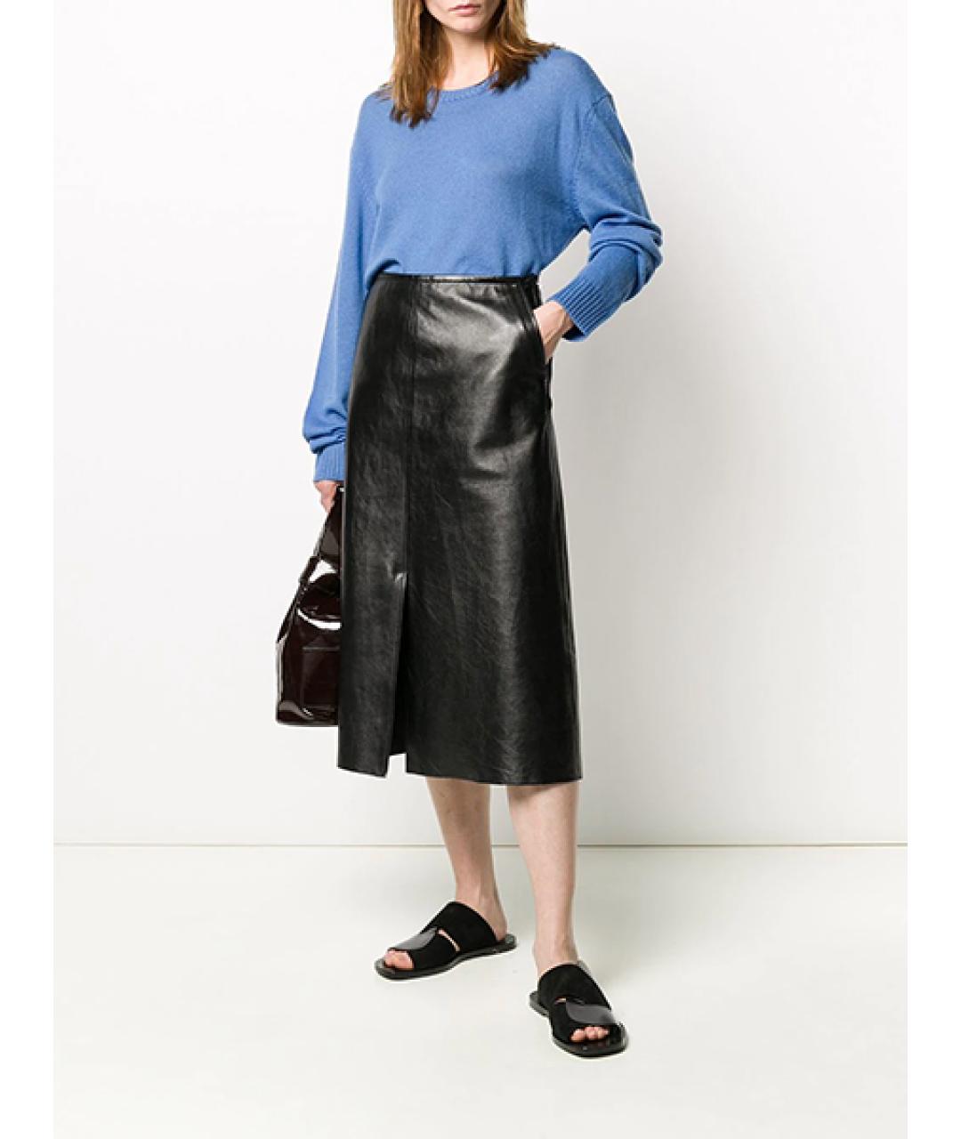 JIL SANDER Голубой шерстяной джемпер / свитер, фото 3