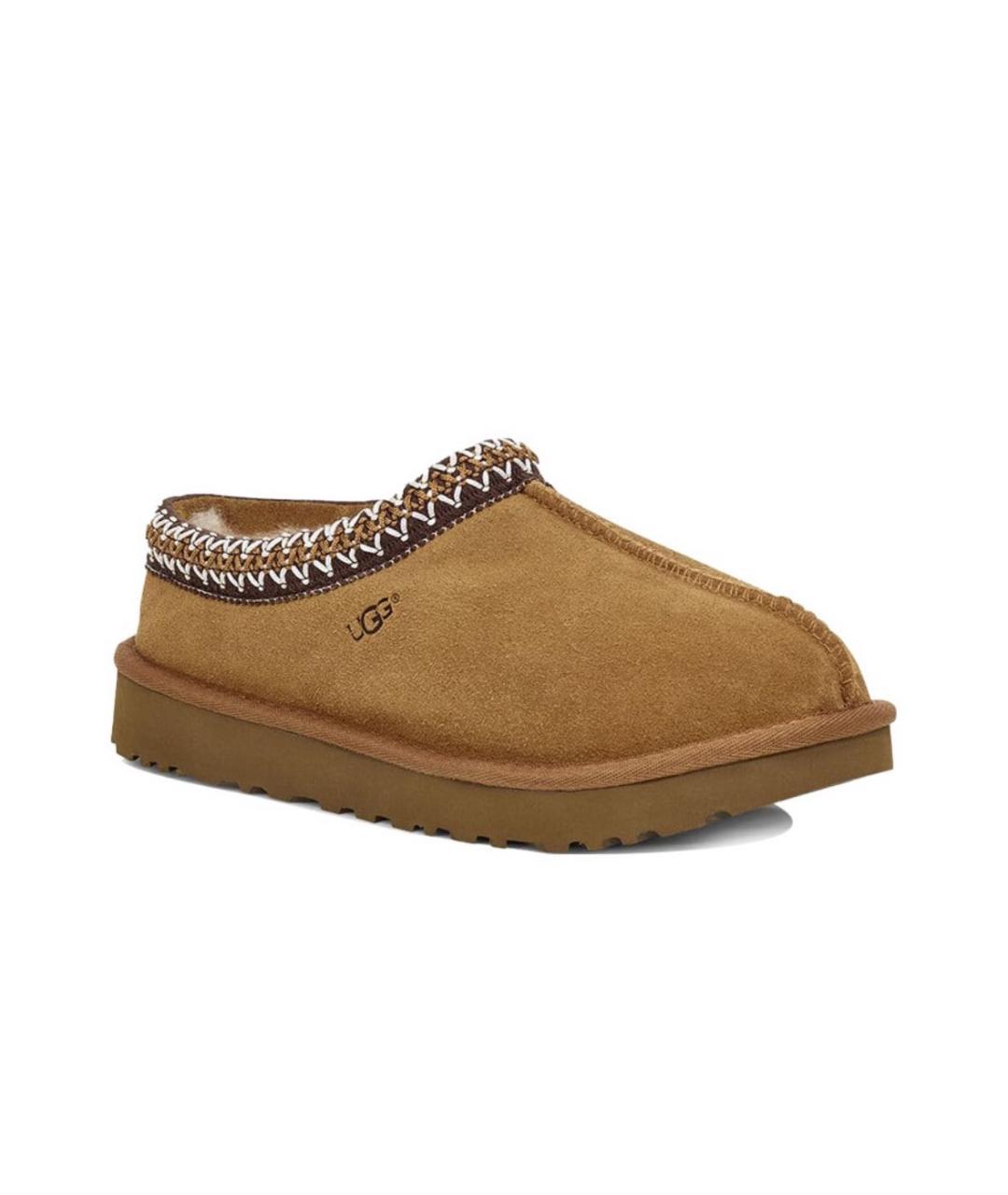 UGG AUSTRALIA Коричневые замшевые мюли, фото 2