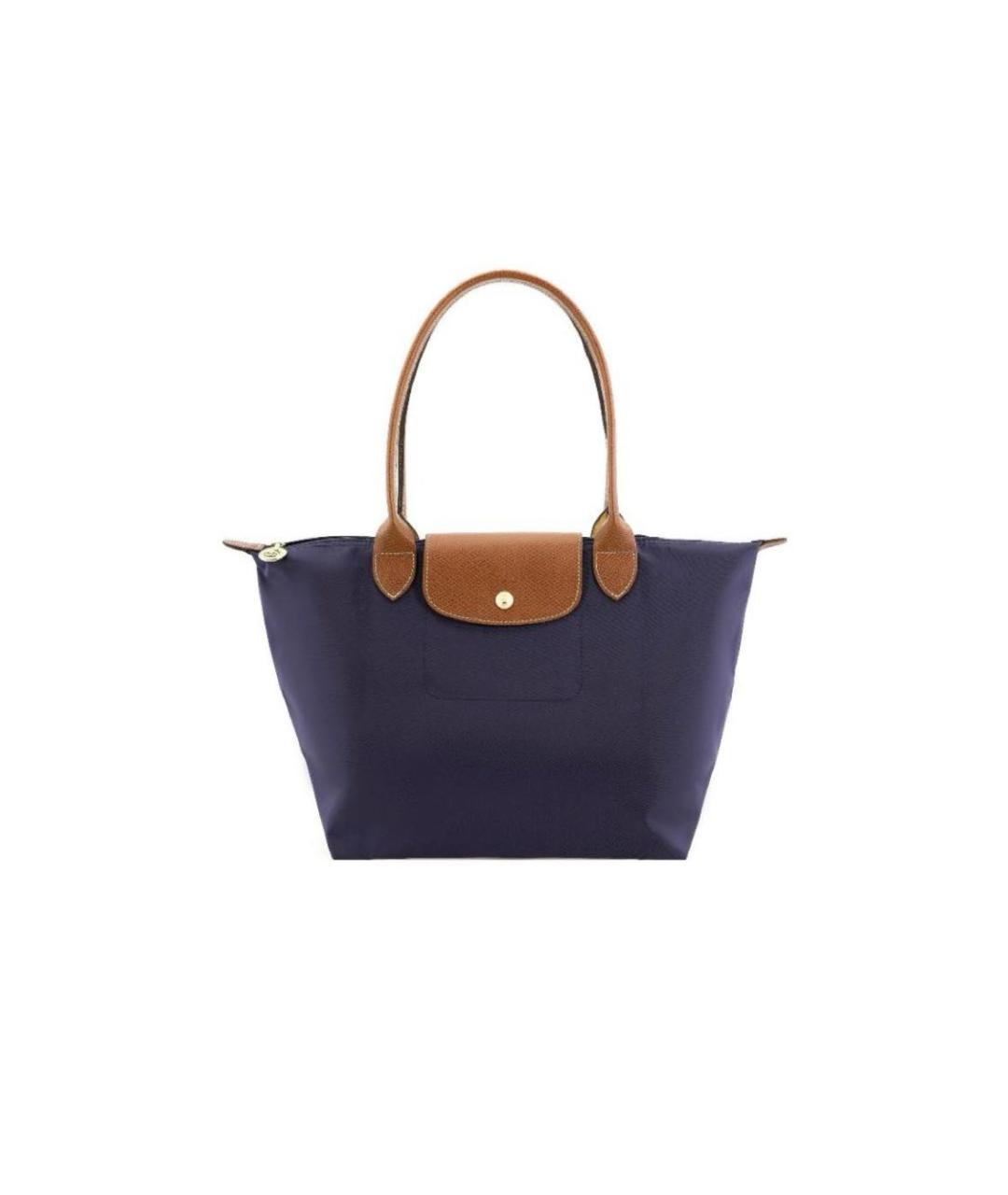 LONGCHAMP Темно-синяя сумка тоут, фото 3