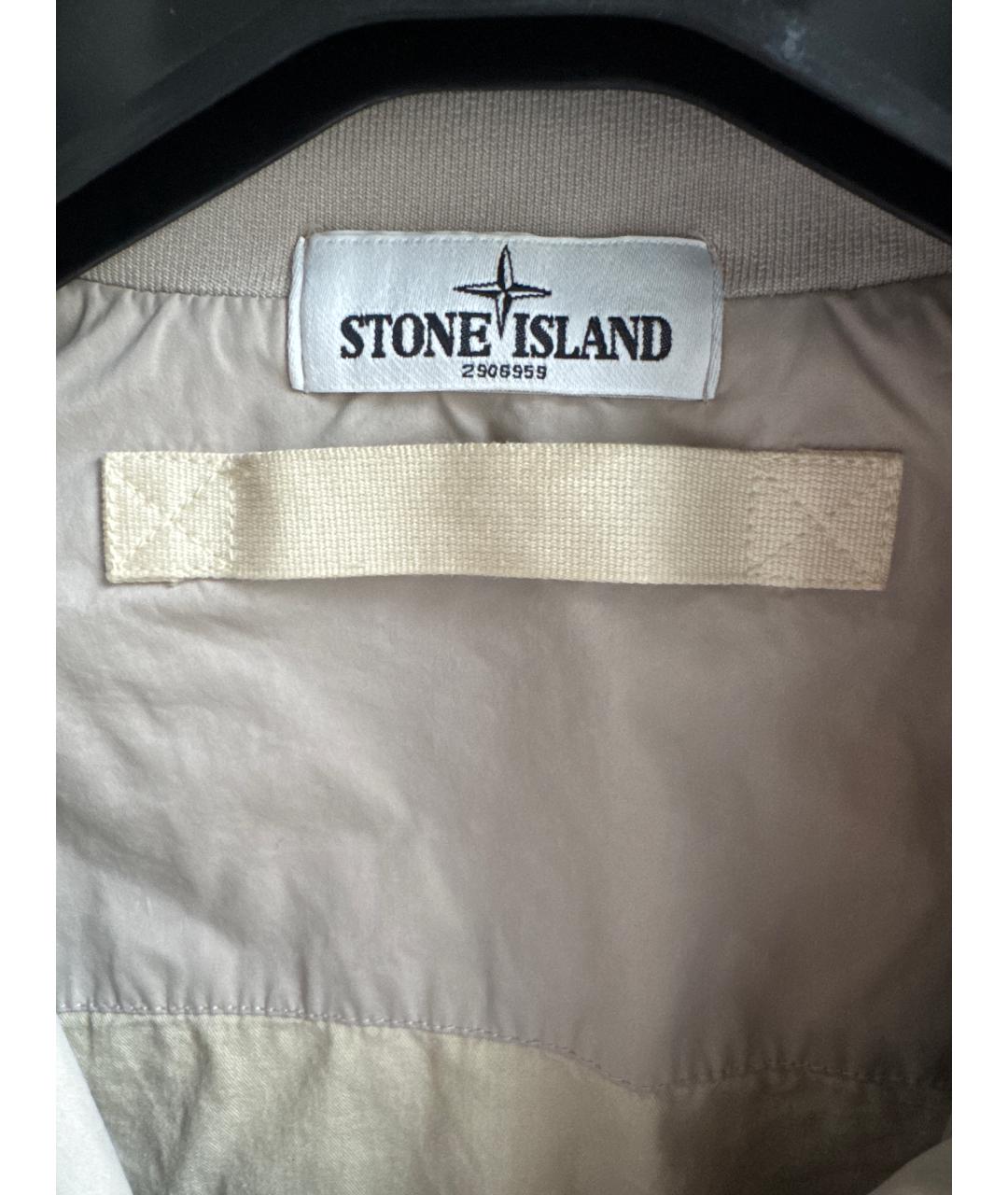 STONE ISLAND Бежевая куртка, фото 3