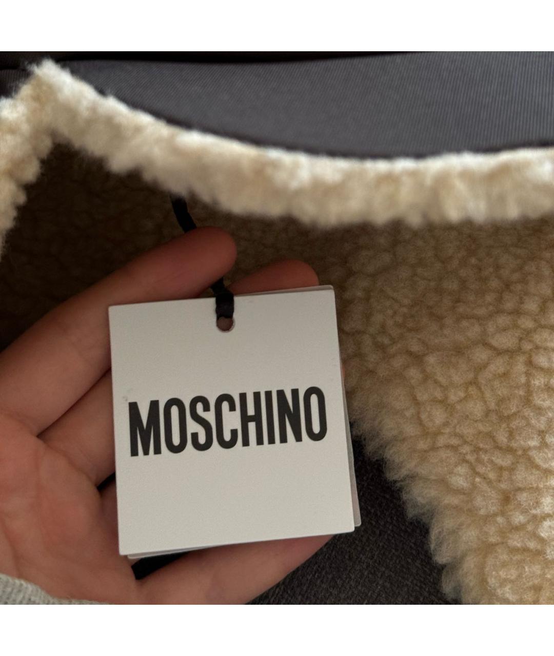 MOSCHINO Черная шапка, фото 4