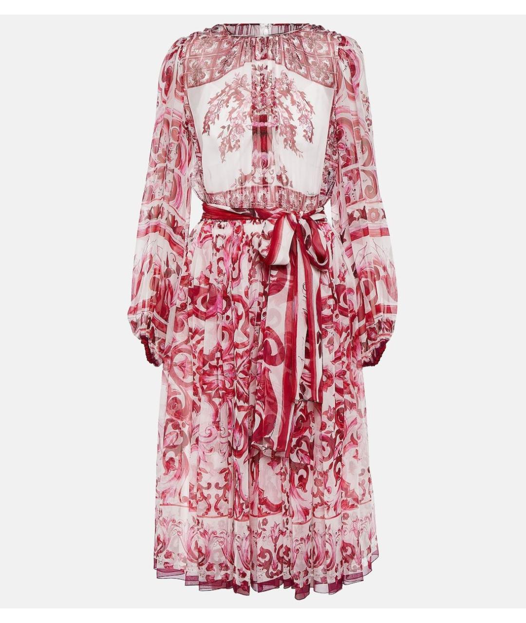 DOLCE&GABBANA Шелковое коктейльное платье, фото 7
