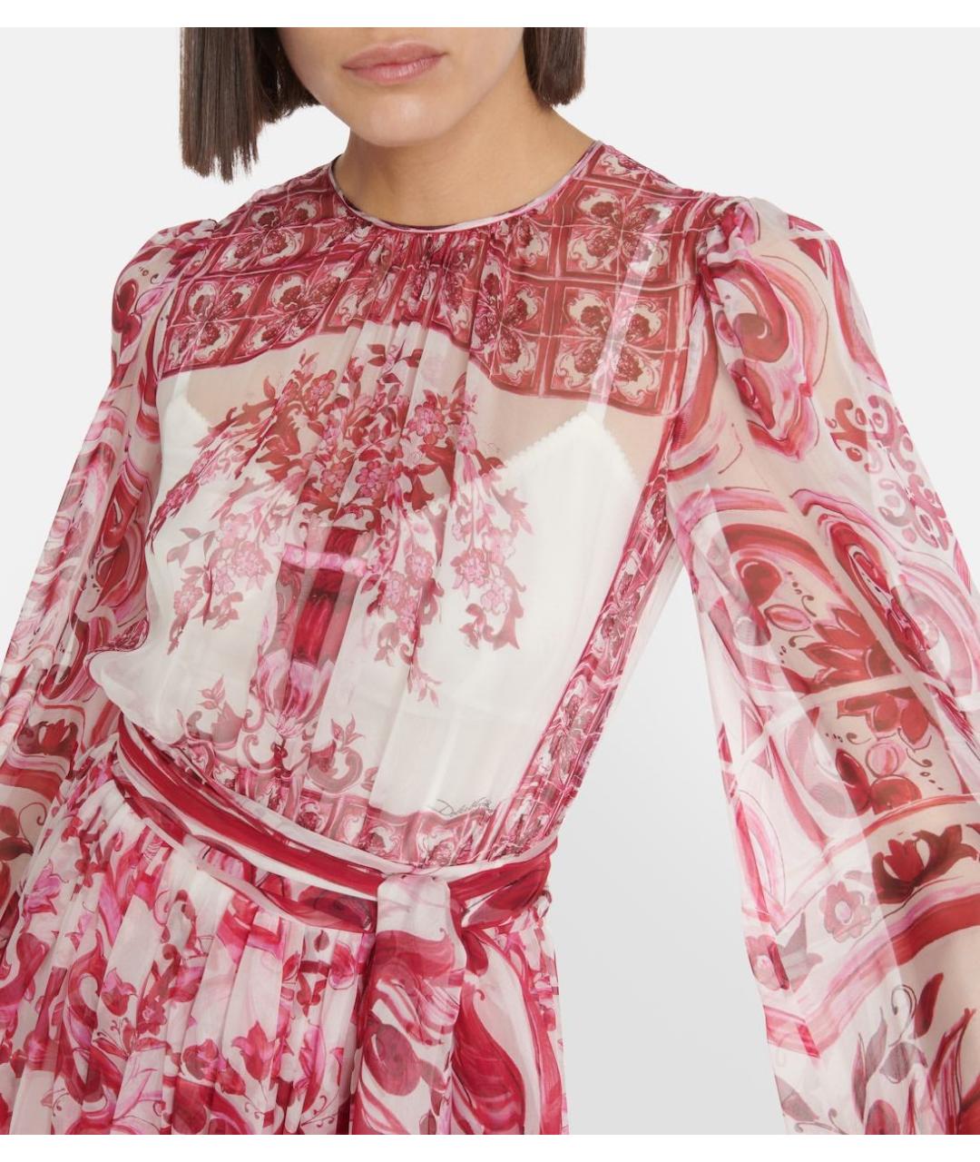 DOLCE&GABBANA Шелковое коктейльное платье, фото 6