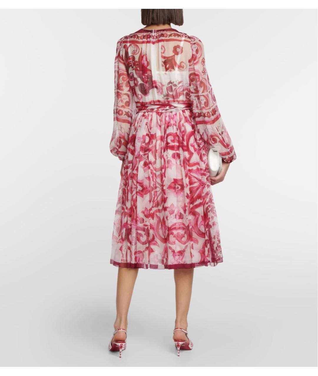 DOLCE&GABBANA Шелковое коктейльное платье, фото 3