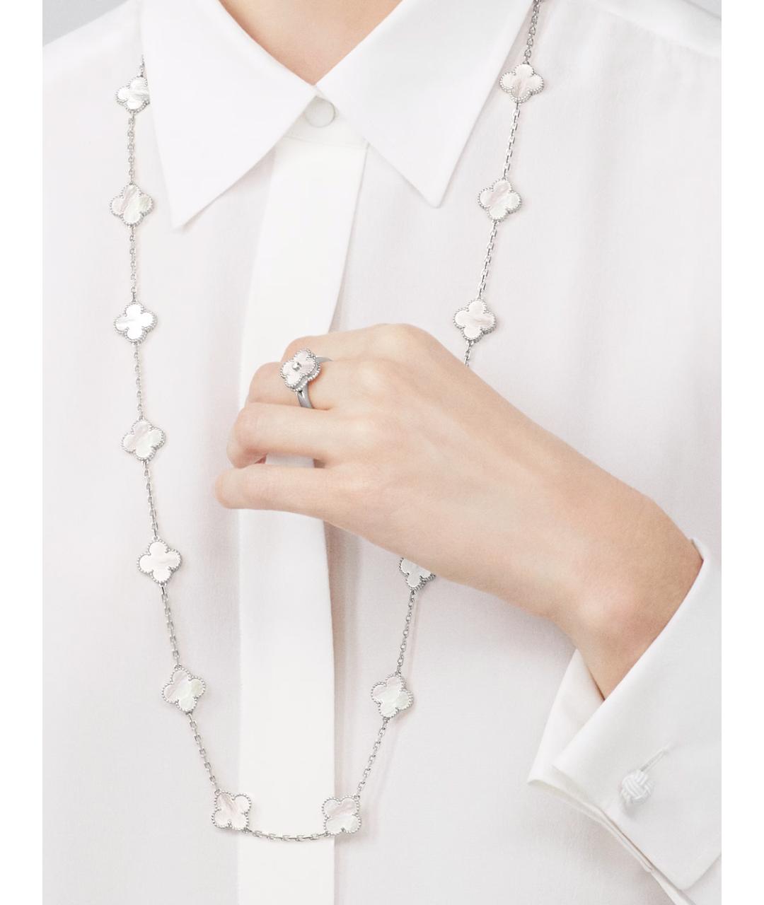 VAN CLEEF & ARPELS Колье из белого золота, фото 3