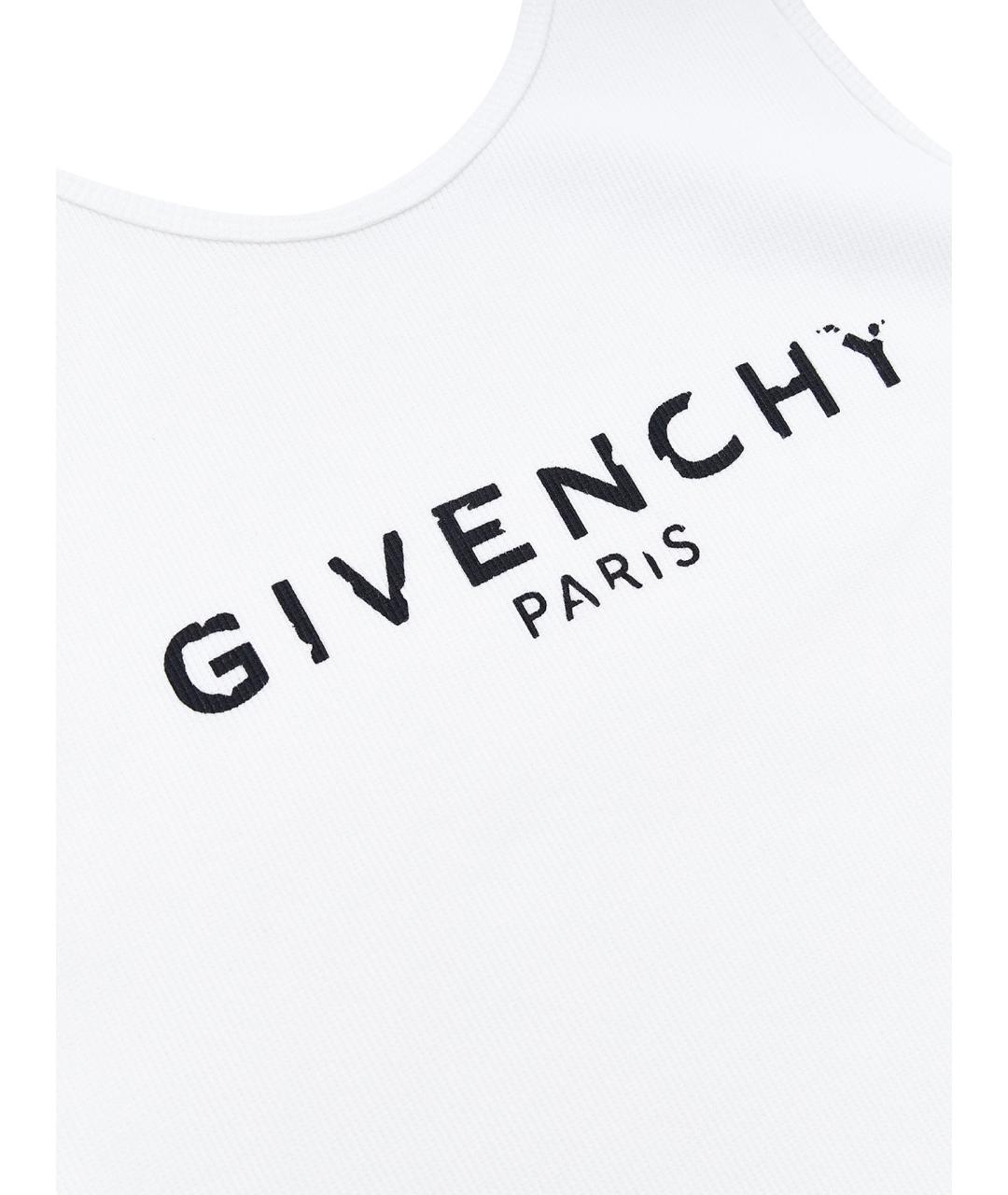 GIVENCHY Белая хлопковая майка, фото 4