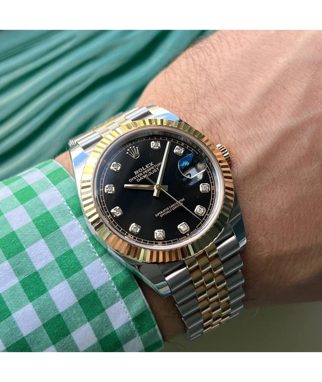 ROLEX Черные часы, фото 3