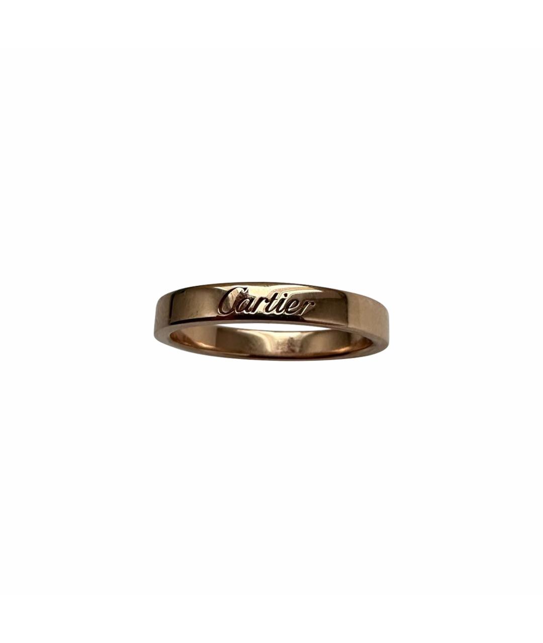 CARTIER Желтое кольцо из розового золота, фото 1