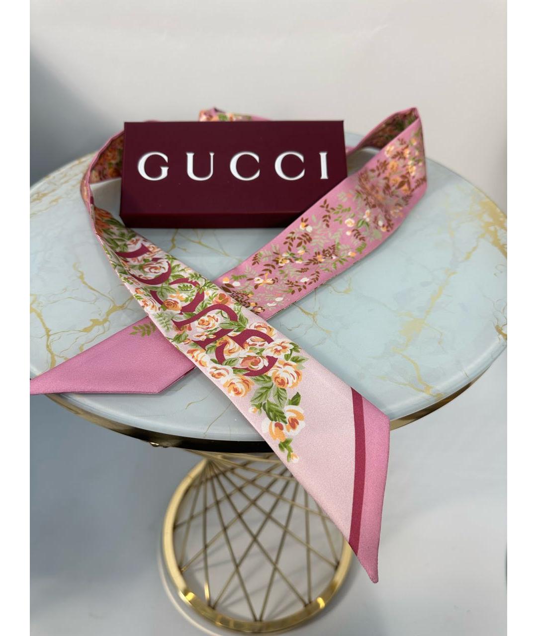 GUCCI Мульти шелковый платок, фото 8