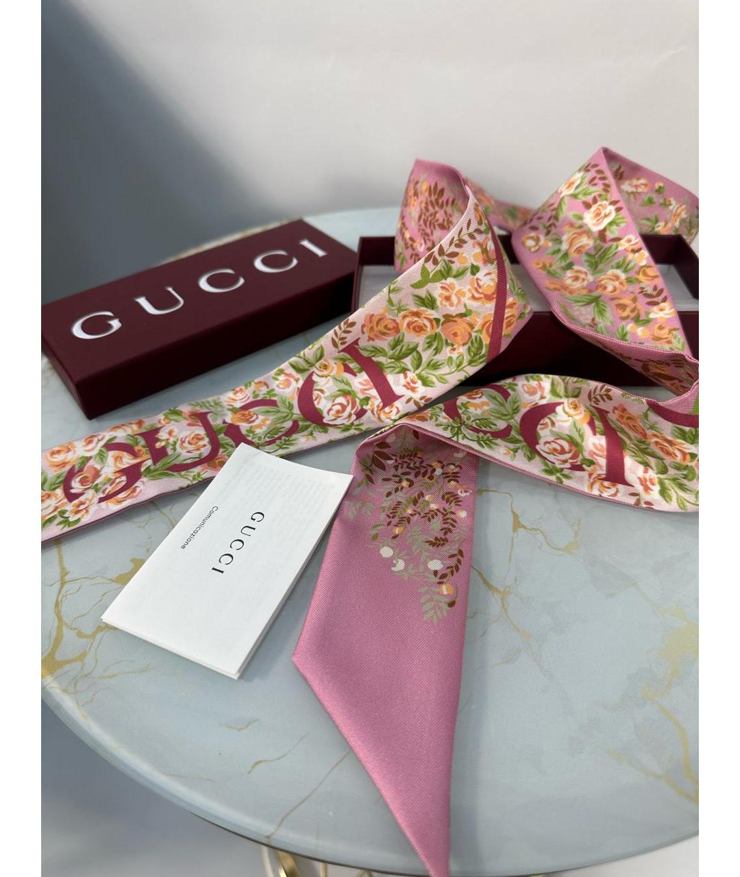 GUCCI Мульти шелковый платок, фото 5