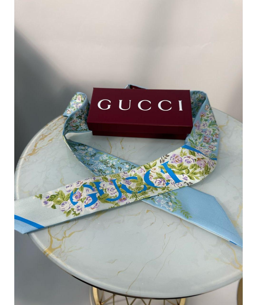 GUCCI Мульти шелковый платок, фото 2