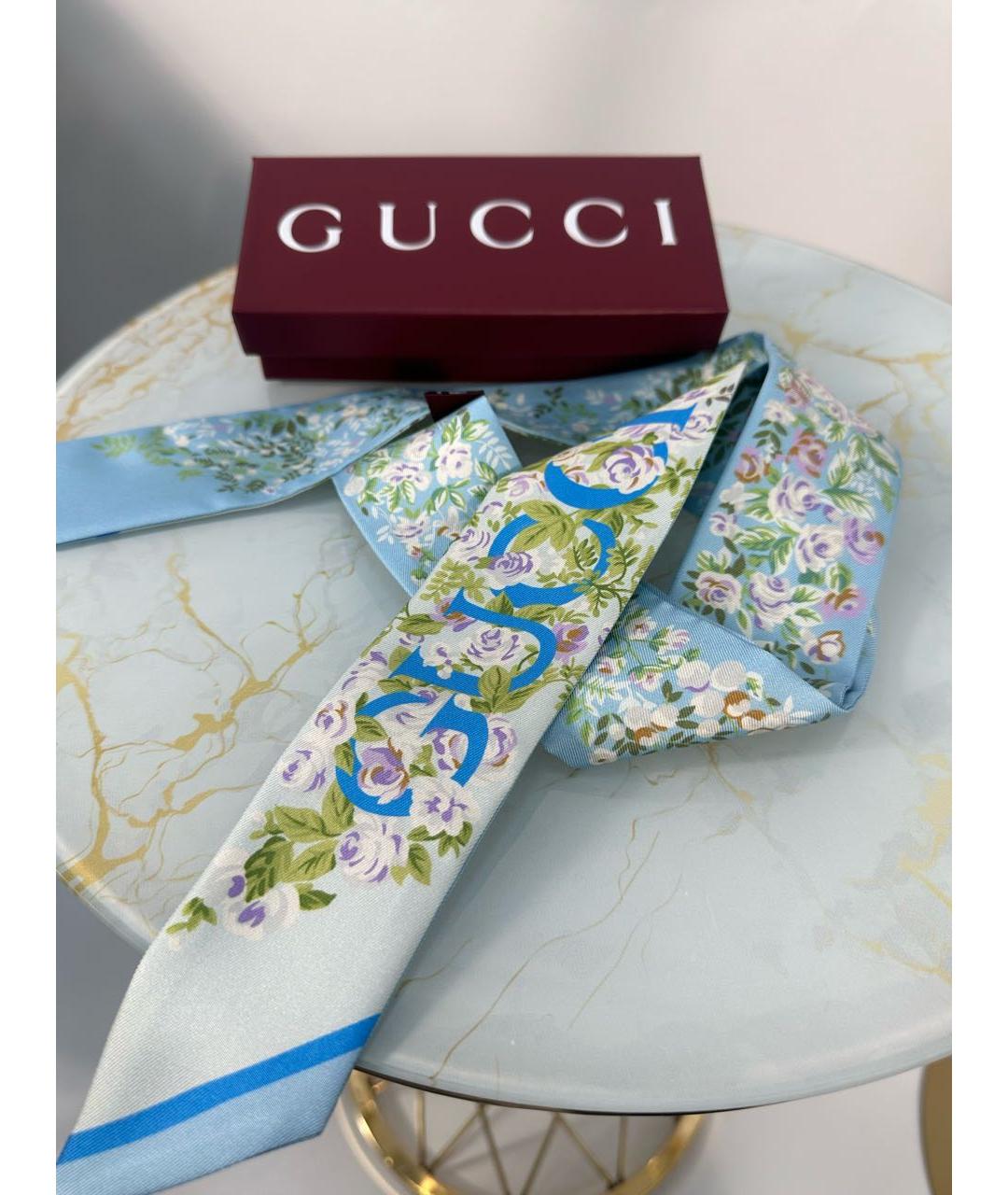 GUCCI Мульти шелковый платок, фото 5