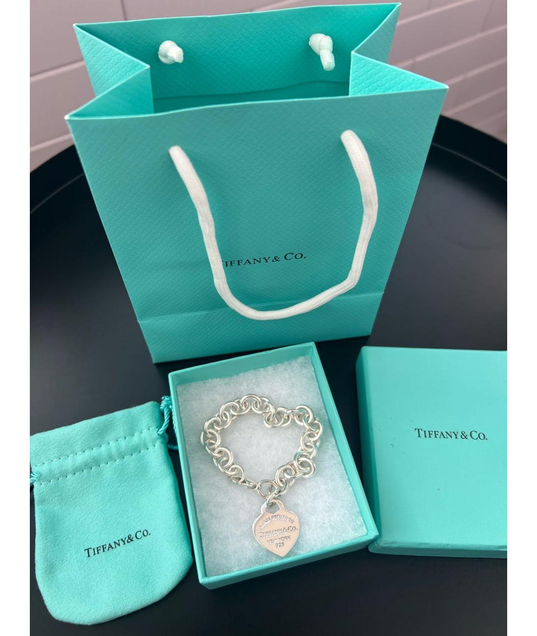 TIFFANY&CO Серебрянный серебряный браслет, фото 2