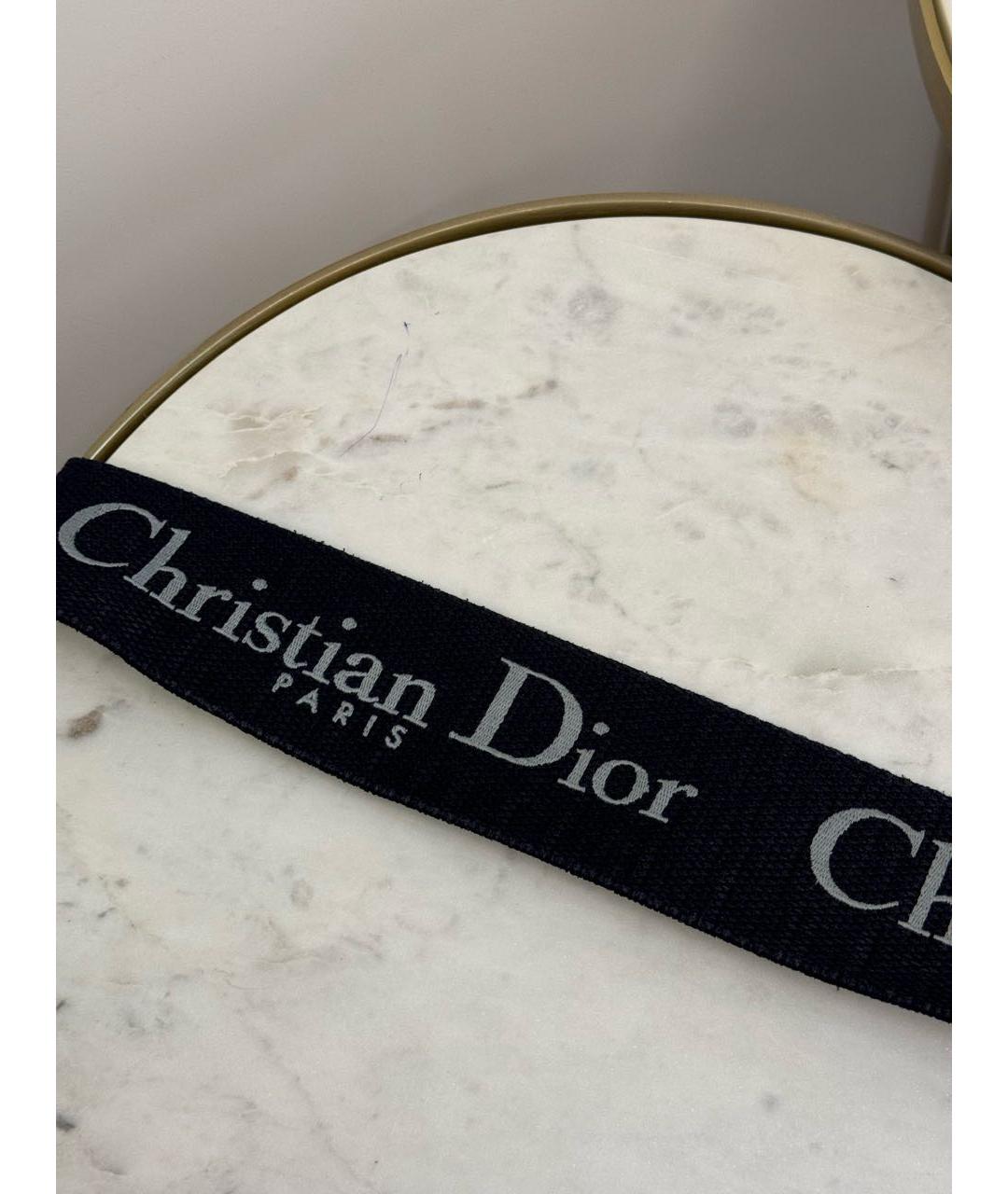 CHRISTIAN DIOR Серая кожаная сумка через плечо, фото 6