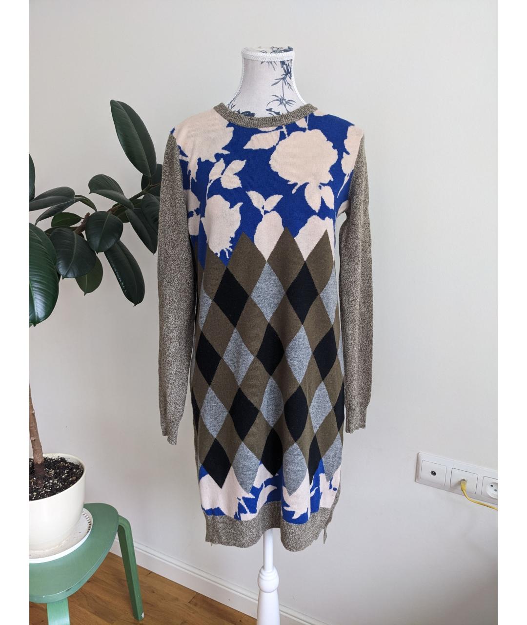 SPORT MAX CODE Бежевое кашемировое повседневное платье, фото 1