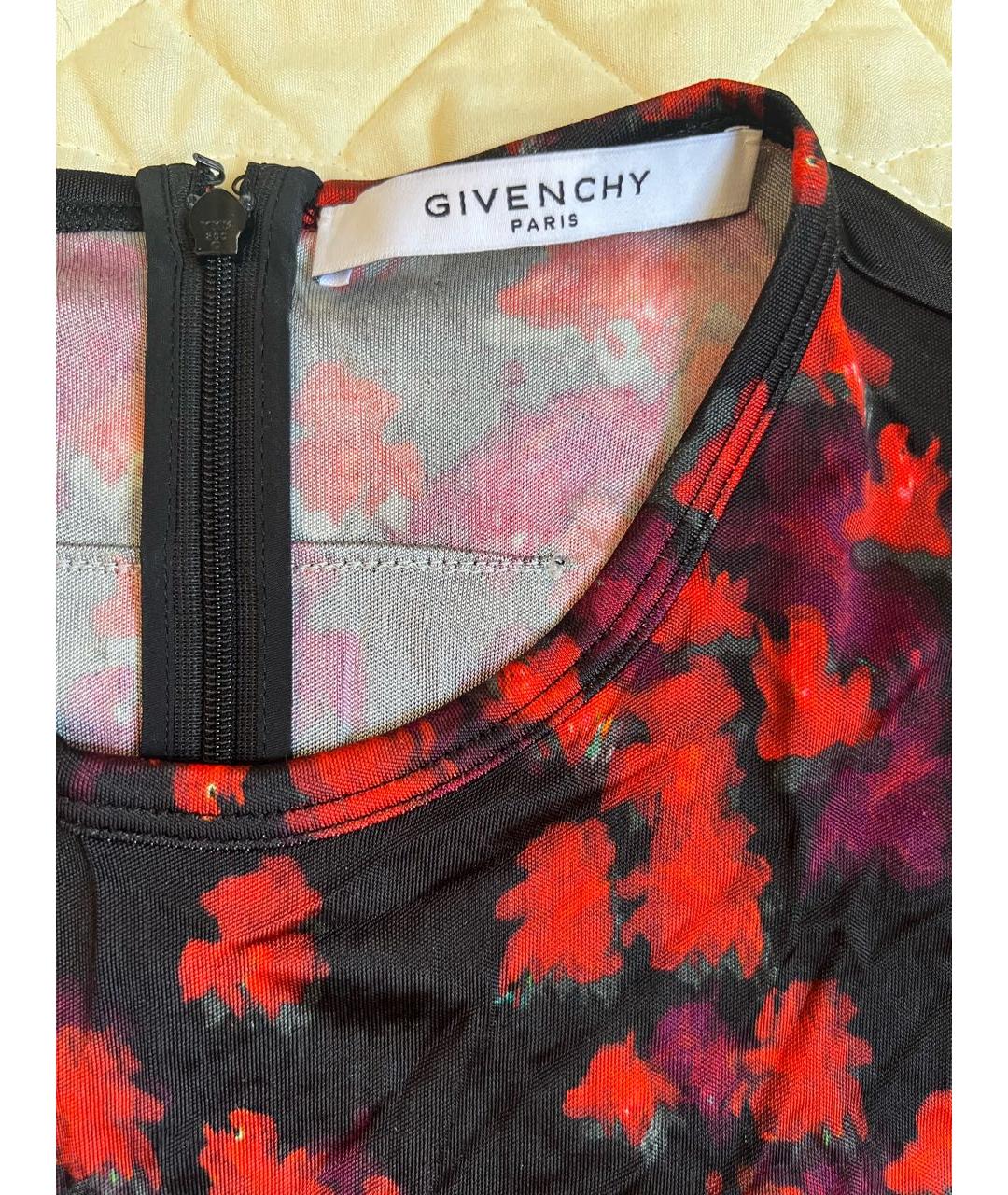 GIVENCHY Черное вискозное коктейльное платье, фото 3