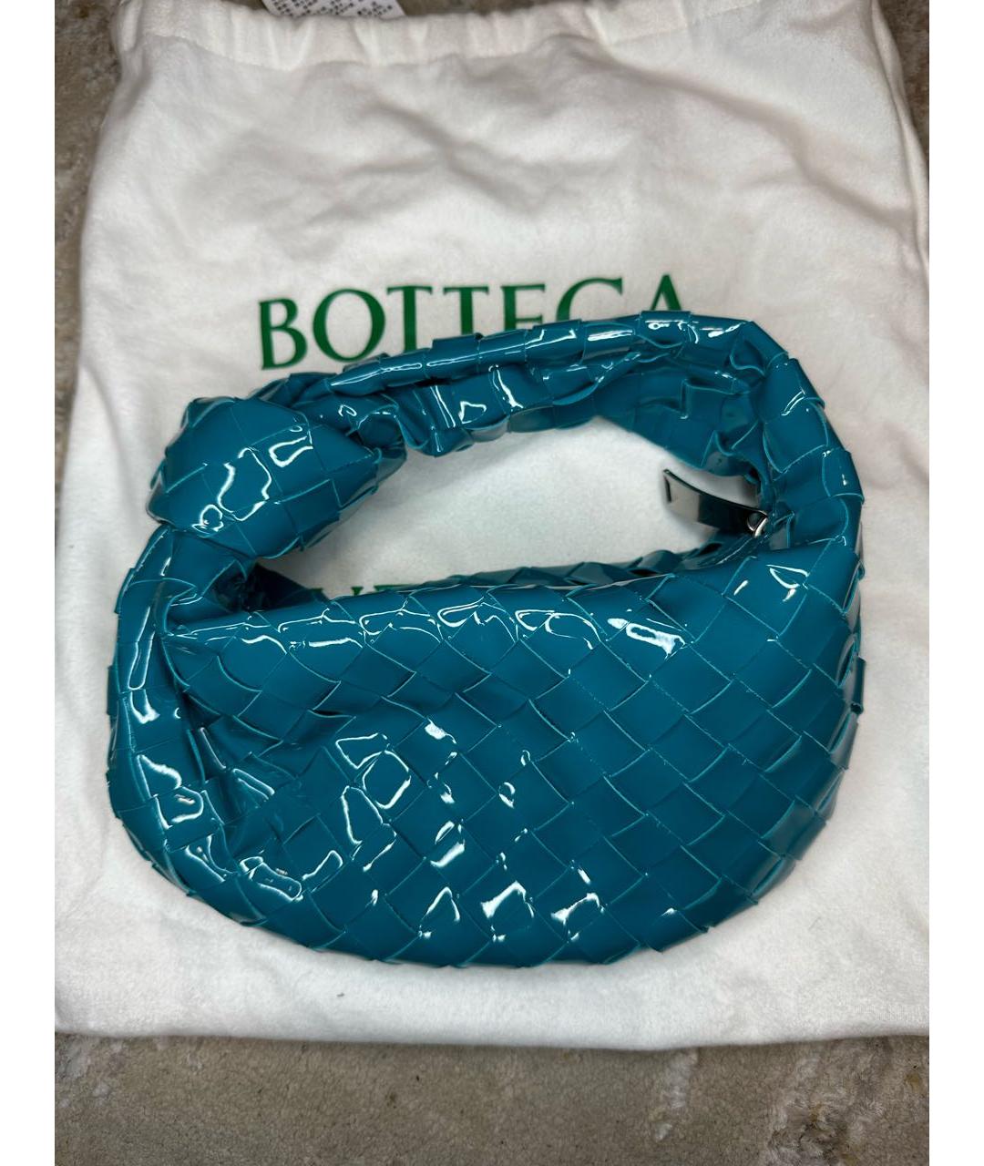 BOTTEGA VENETA Сумка с короткими ручками из лакированной кожи, фото 2