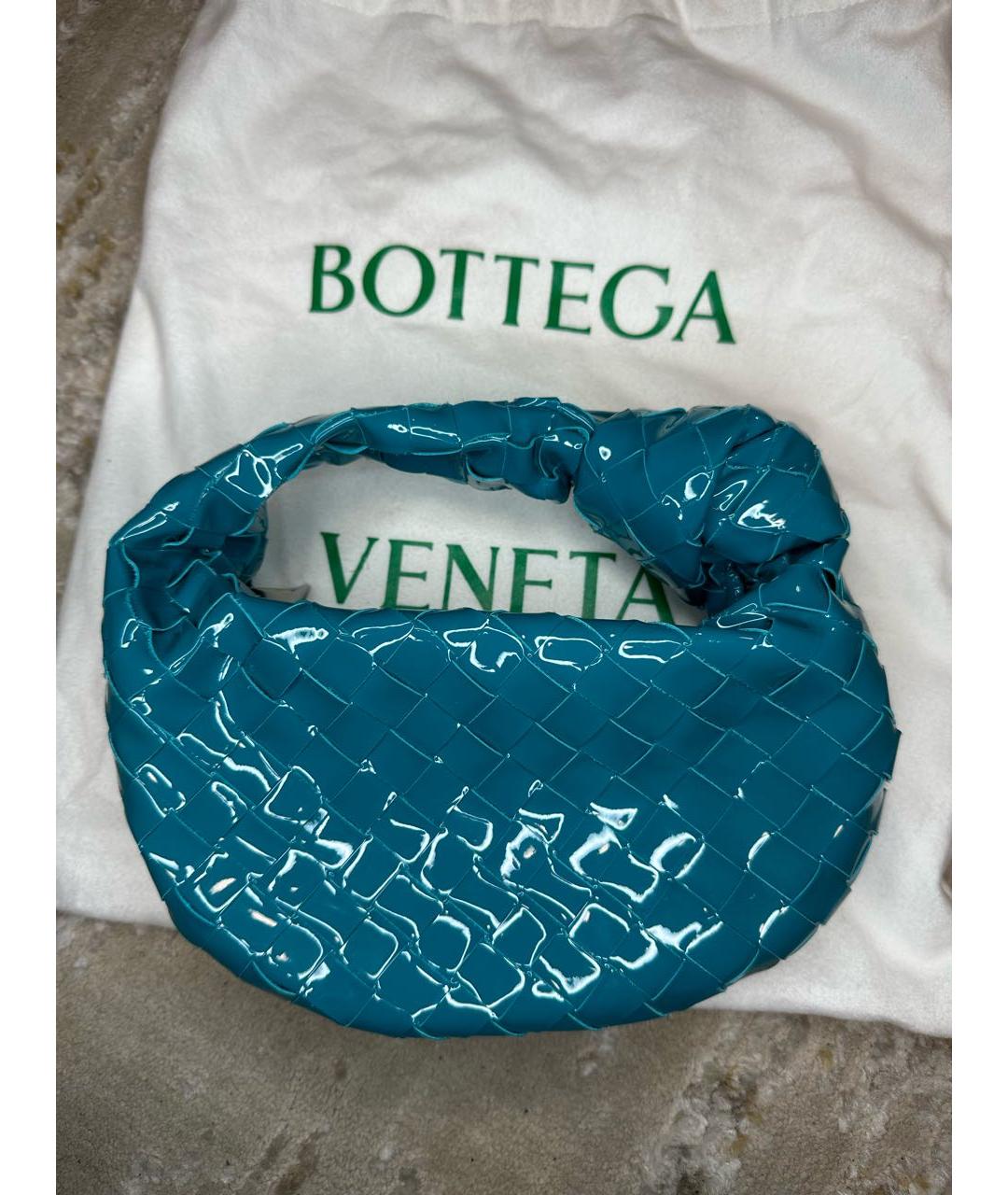 BOTTEGA VENETA Сумка с короткими ручками из лакированной кожи, фото 3