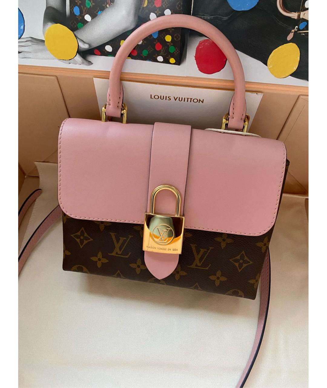 LOUIS VUITTON Розовая сумка через плечо, фото 9