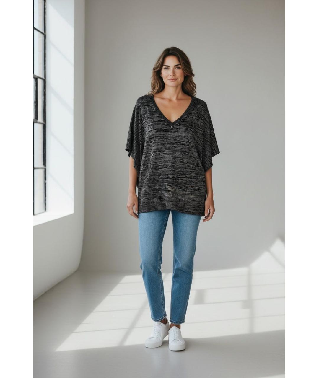 ESCADA Черная вискозная жилетка, фото 8