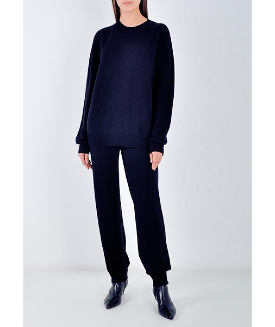JIL SANDER Темно-синий кашемировый джемпер / свитер, фото 2