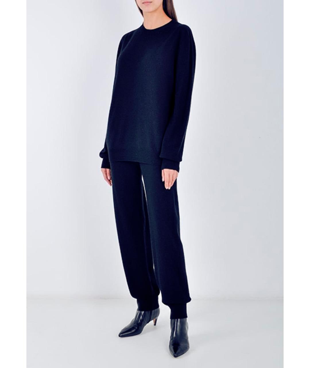 JIL SANDER Темно-синий кашемировый джемпер / свитер, фото 3